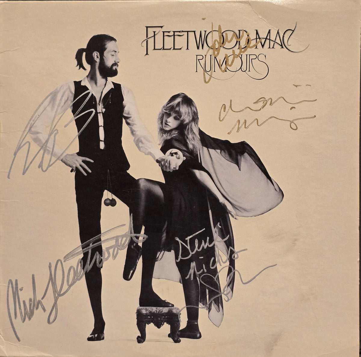 Fleetwood Mac - Rumours, 5 members - signed lp