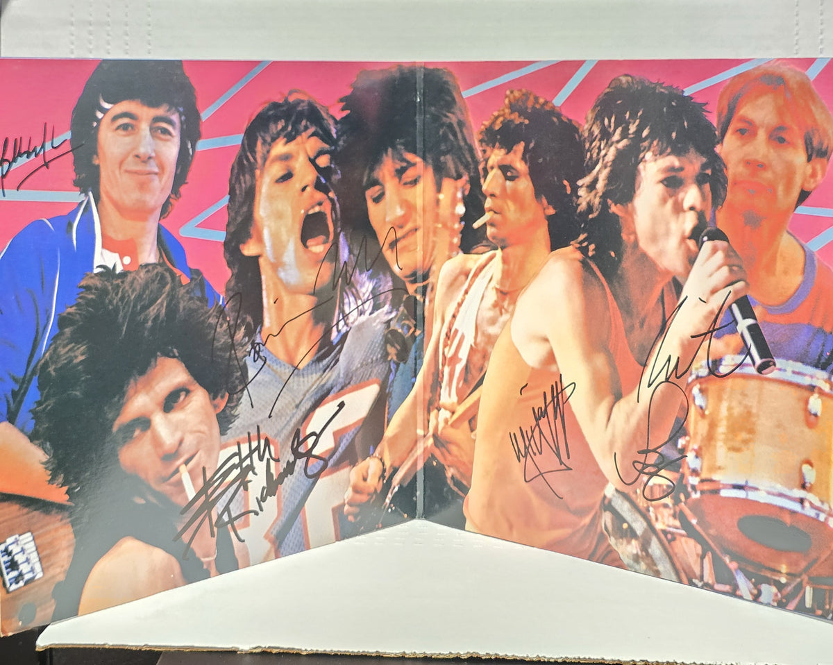 Rolling Stones  Still Life American Concert RL Masterdisk - signed gatefold by 5 band members