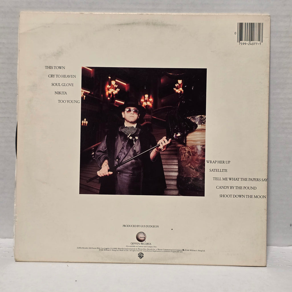 Elton John -  Ice On Fire - signed lp