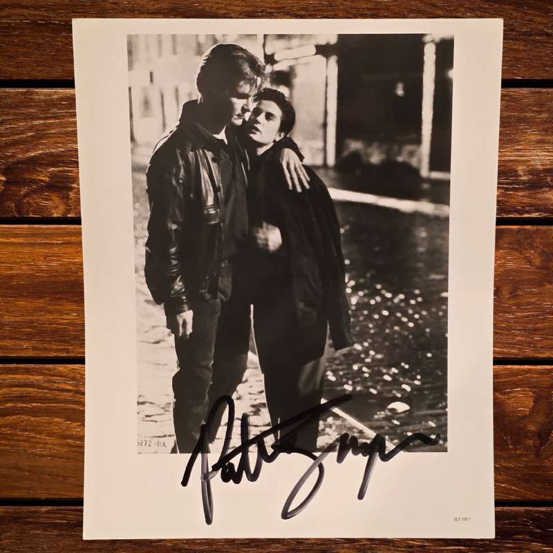 Patrick Swayze signed press photo  Ghost 1990,  Original, Vintage, Great Gifts, 60s 80s 90s