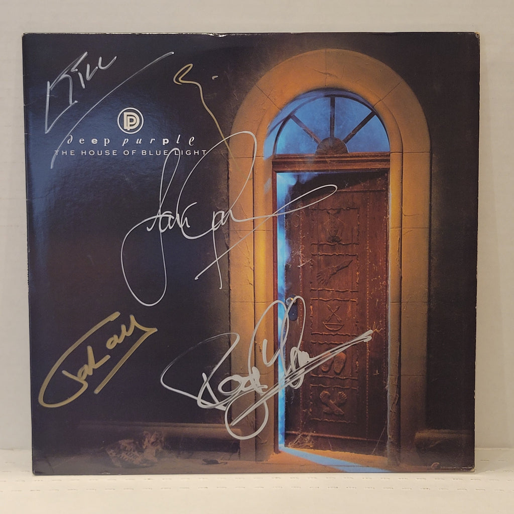 Deep Purple -  The House of Blue Light - signed lp by 5 band members