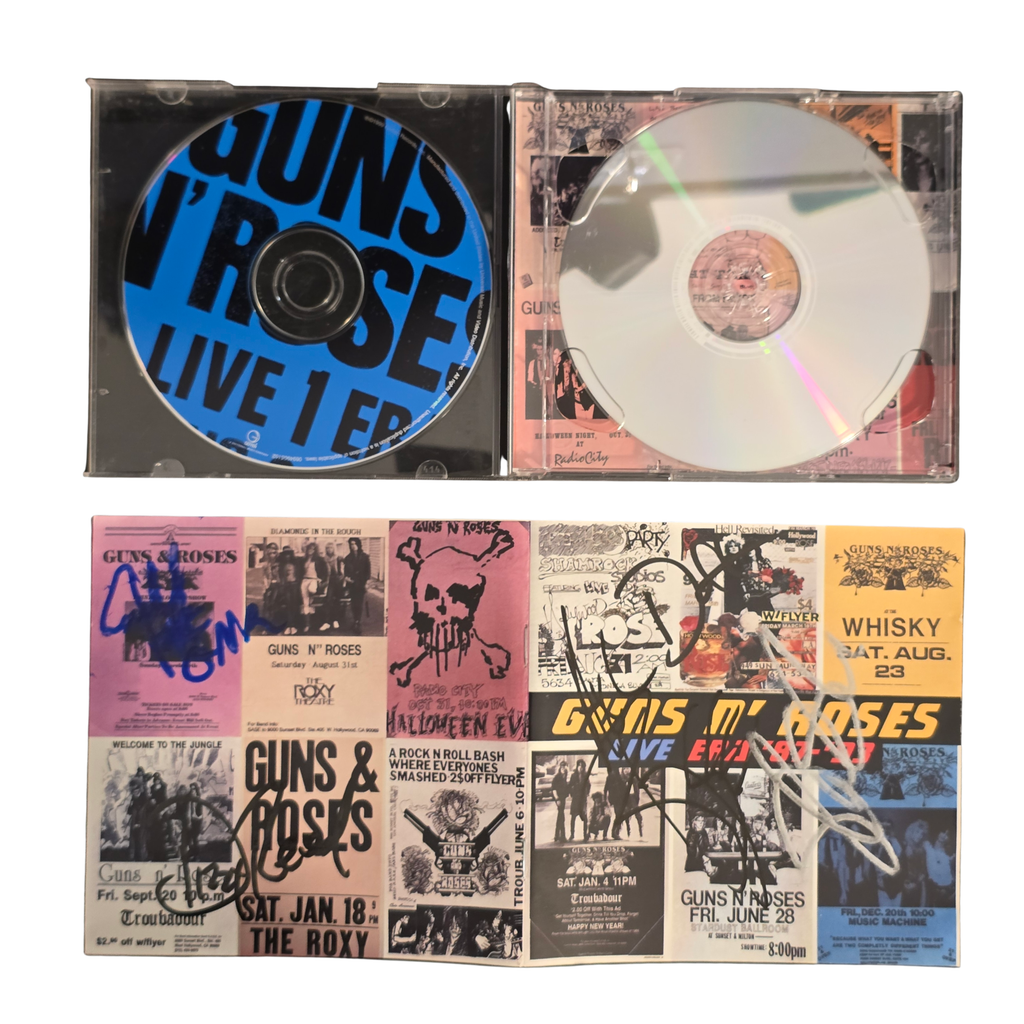 Guns N Roses -  Live Era '87–'93 - signed cd by 5 band members