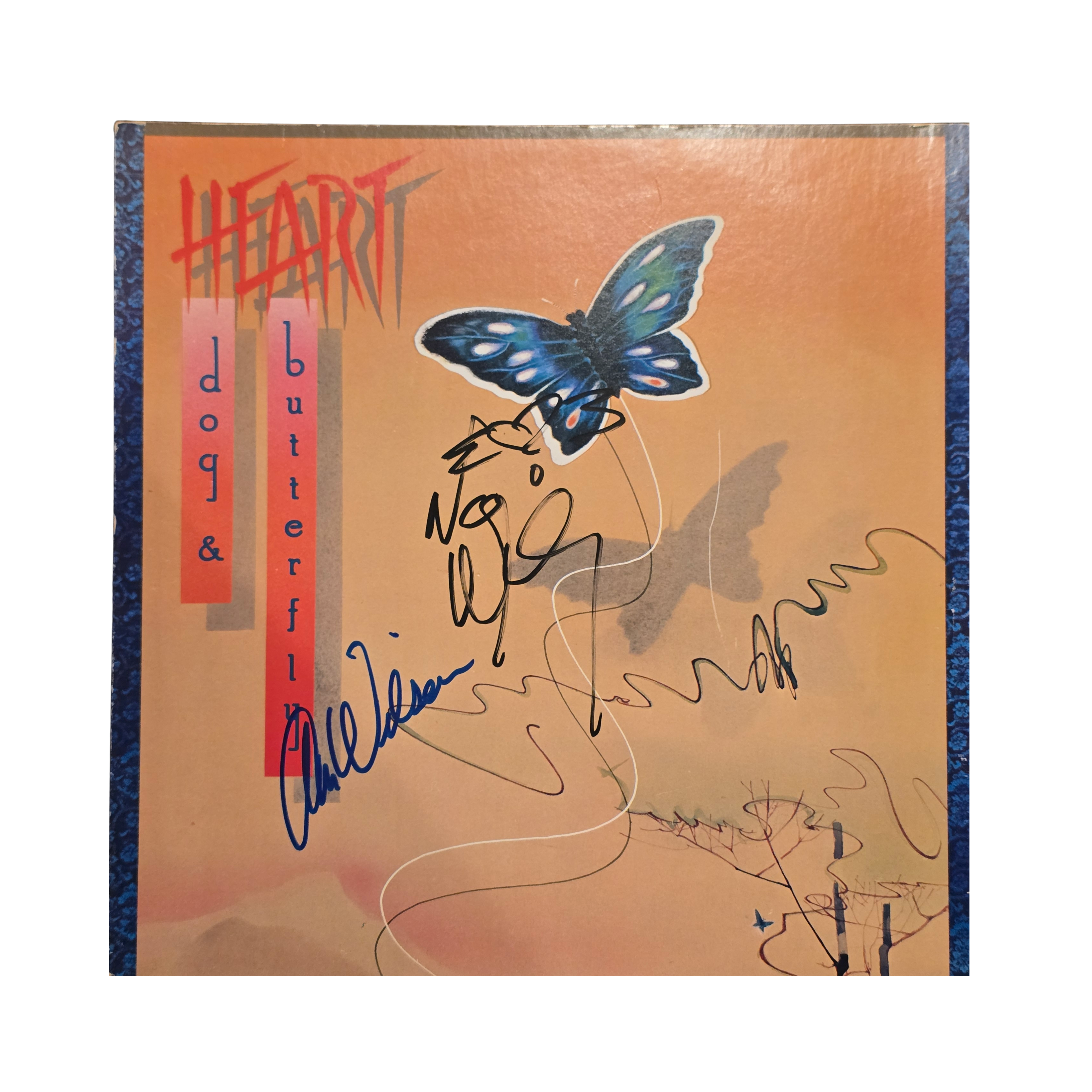 Heart - Dog and butterfly - signed lp by 2 band members