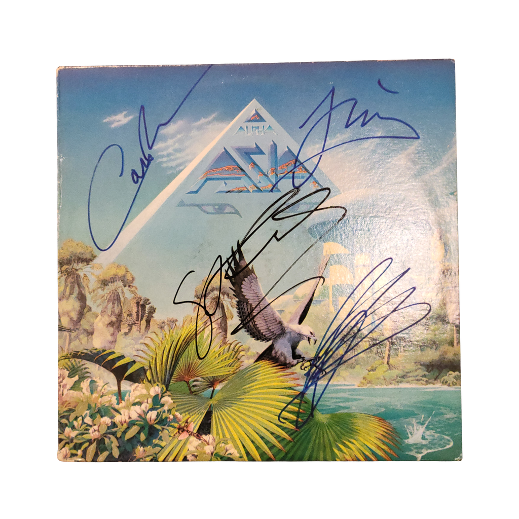 Asia - Alpha - signed lp by 4 band members