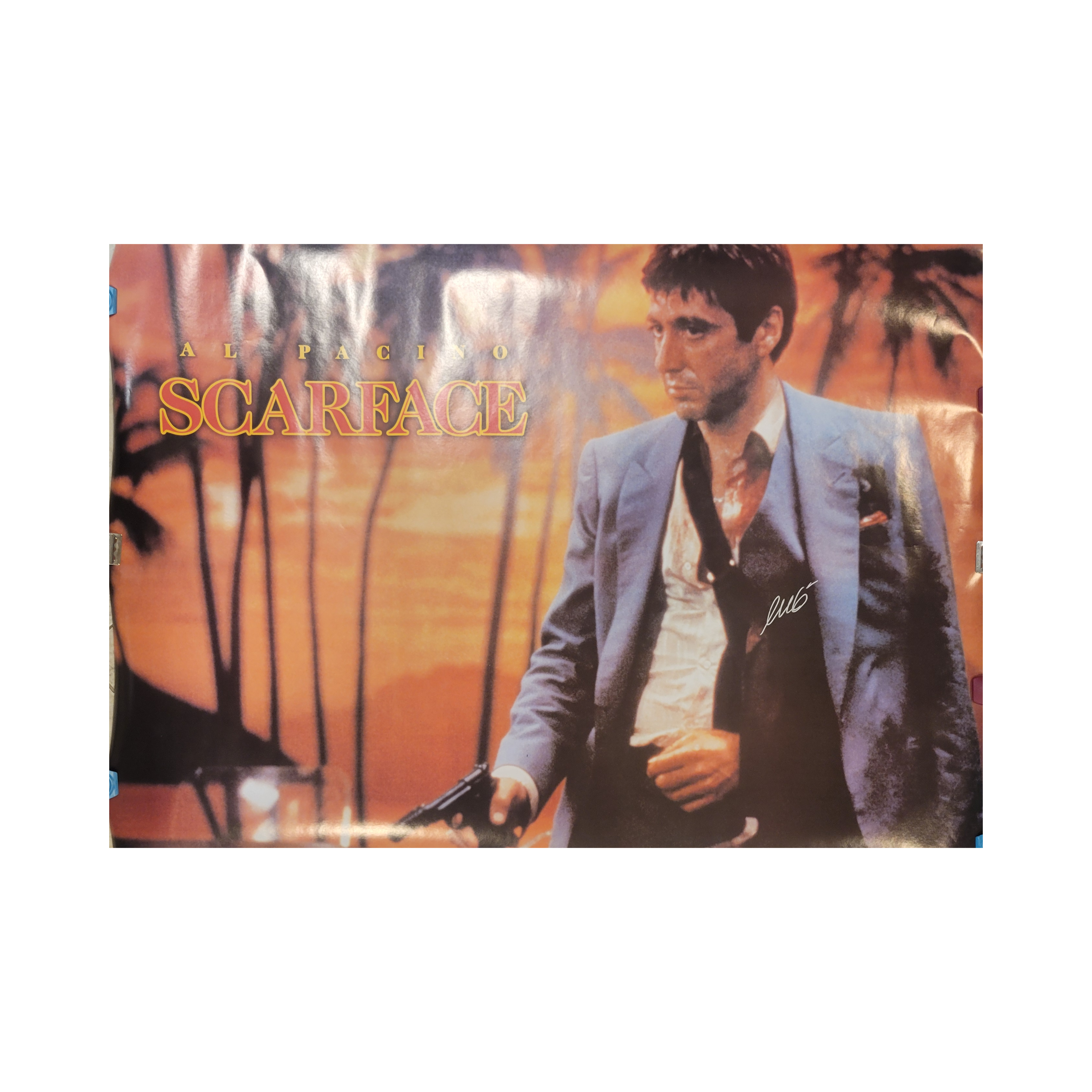 Scarface - Al Pacino 1983 - signed poster