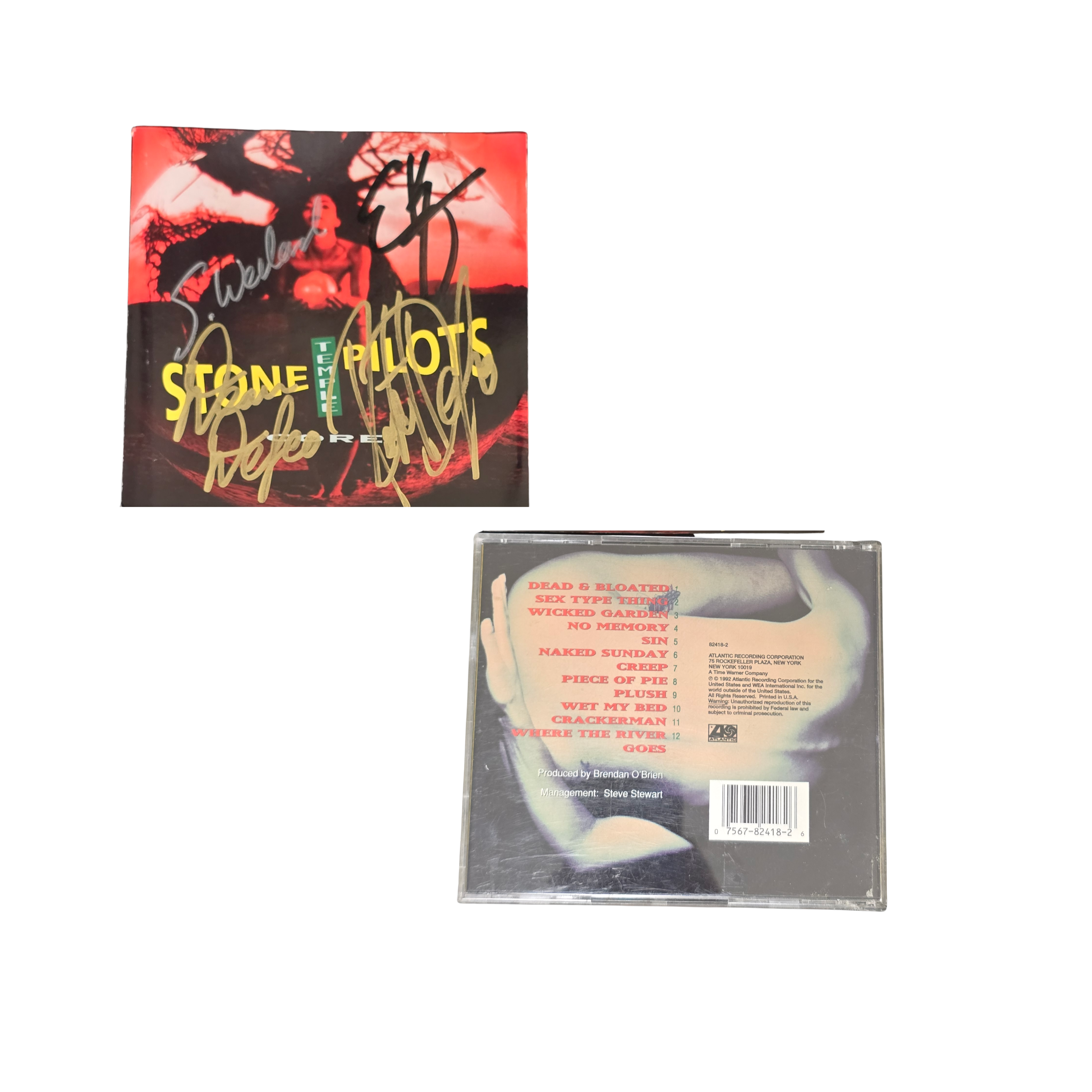 Stone Temple Pilots - Core - signed cd by 4 band members