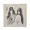 Aerosmith - Draw The Line - signed lp by 5 band members