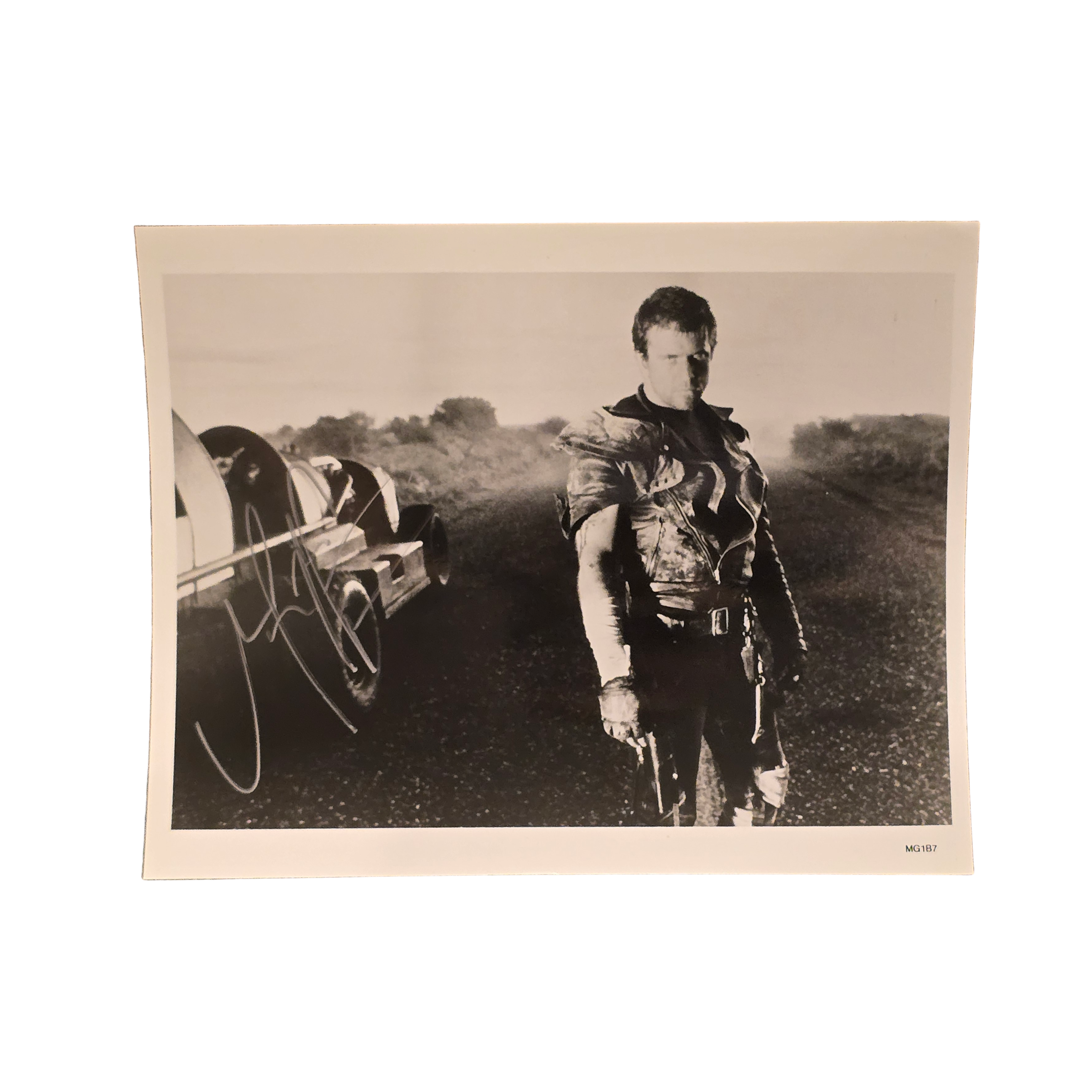 Mel Gibson - Mad Max 2 1981 - signed press photo