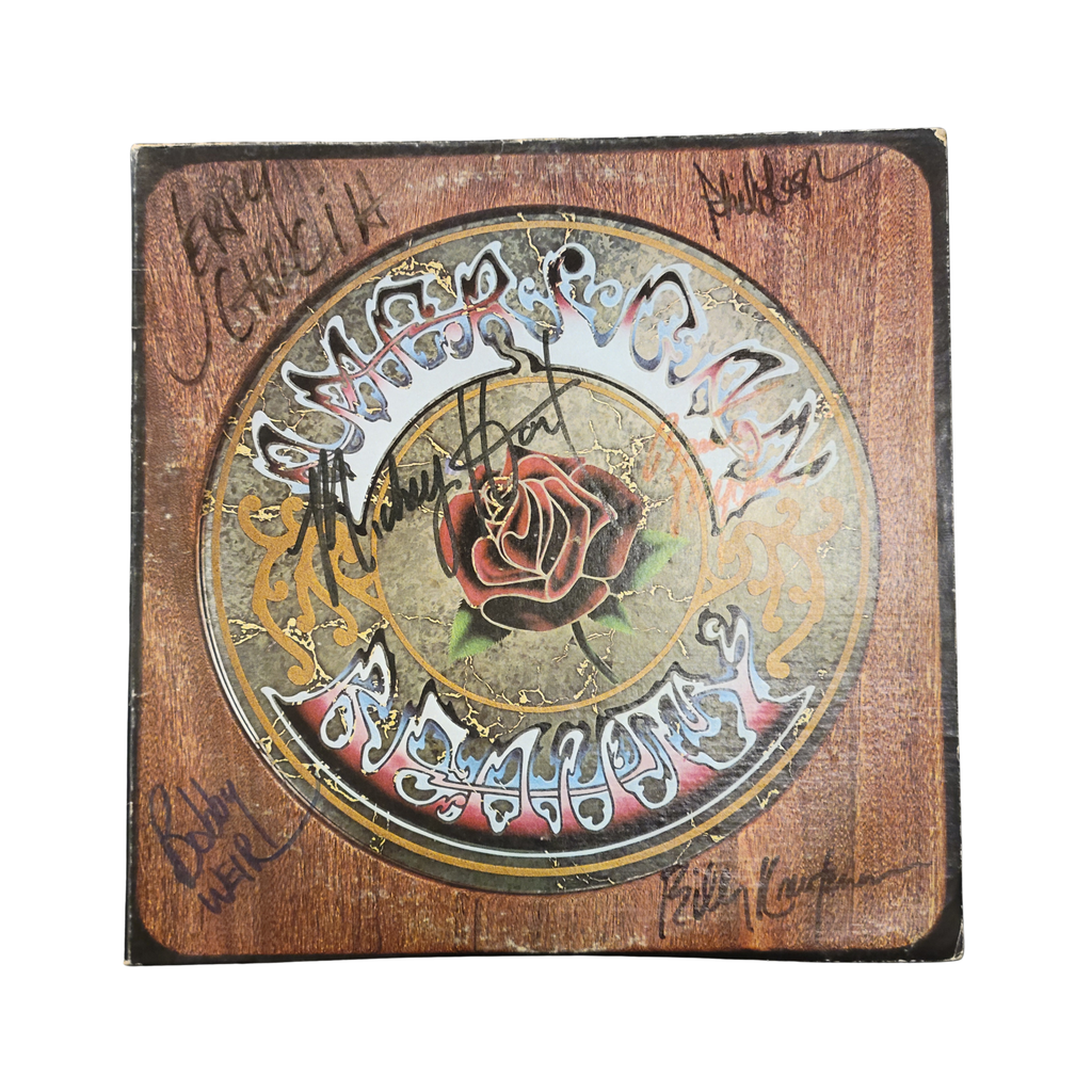 Grateful Dead - American Beauty - signed lp by 6 band members