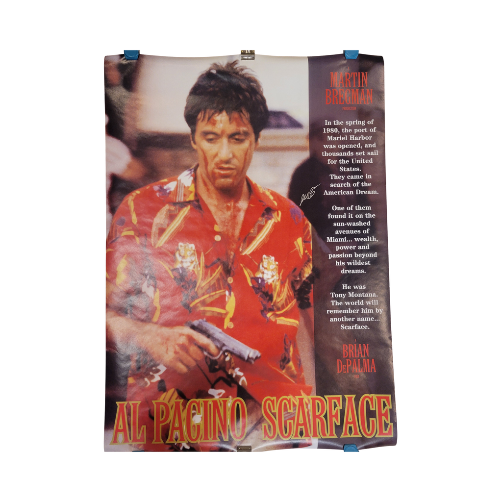 Scarface - Al Pacino 1983 - signed poster