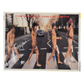 Red Hot Chili Peppers Abbey Road -  signed poster by 4 band members