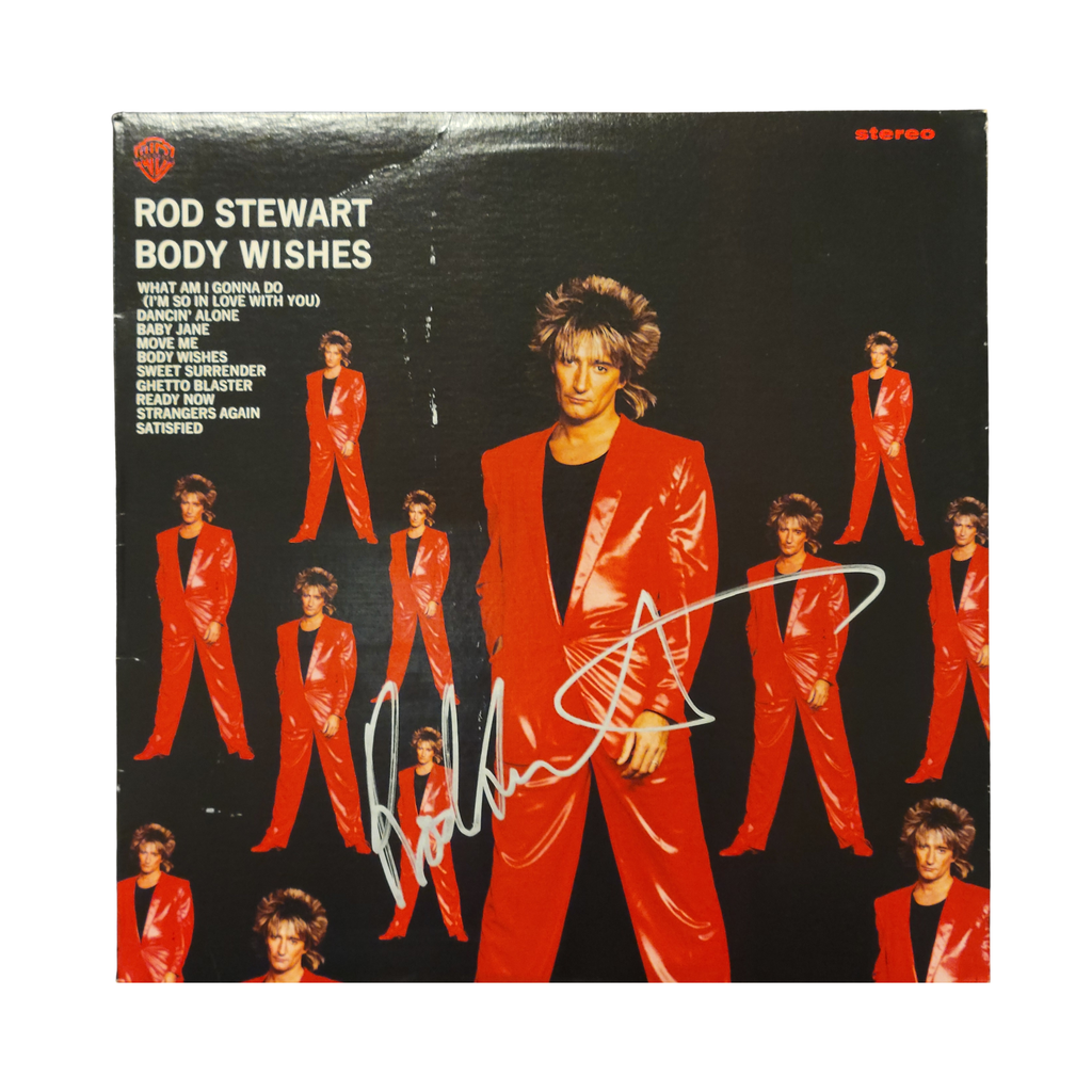Rod Stewart - Body Wishes - signed lp