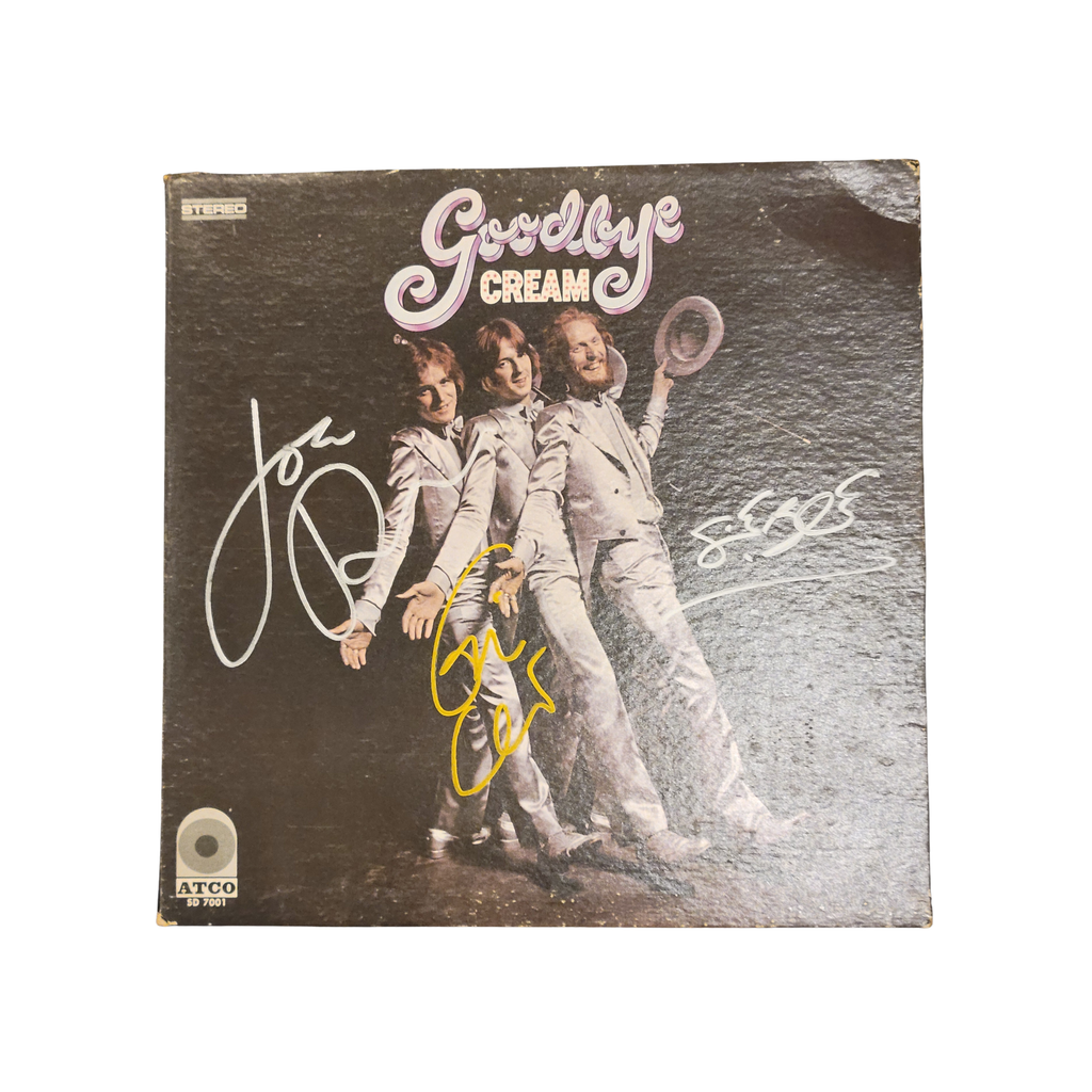 Cream - Goodbye - signed lp by 3 band members