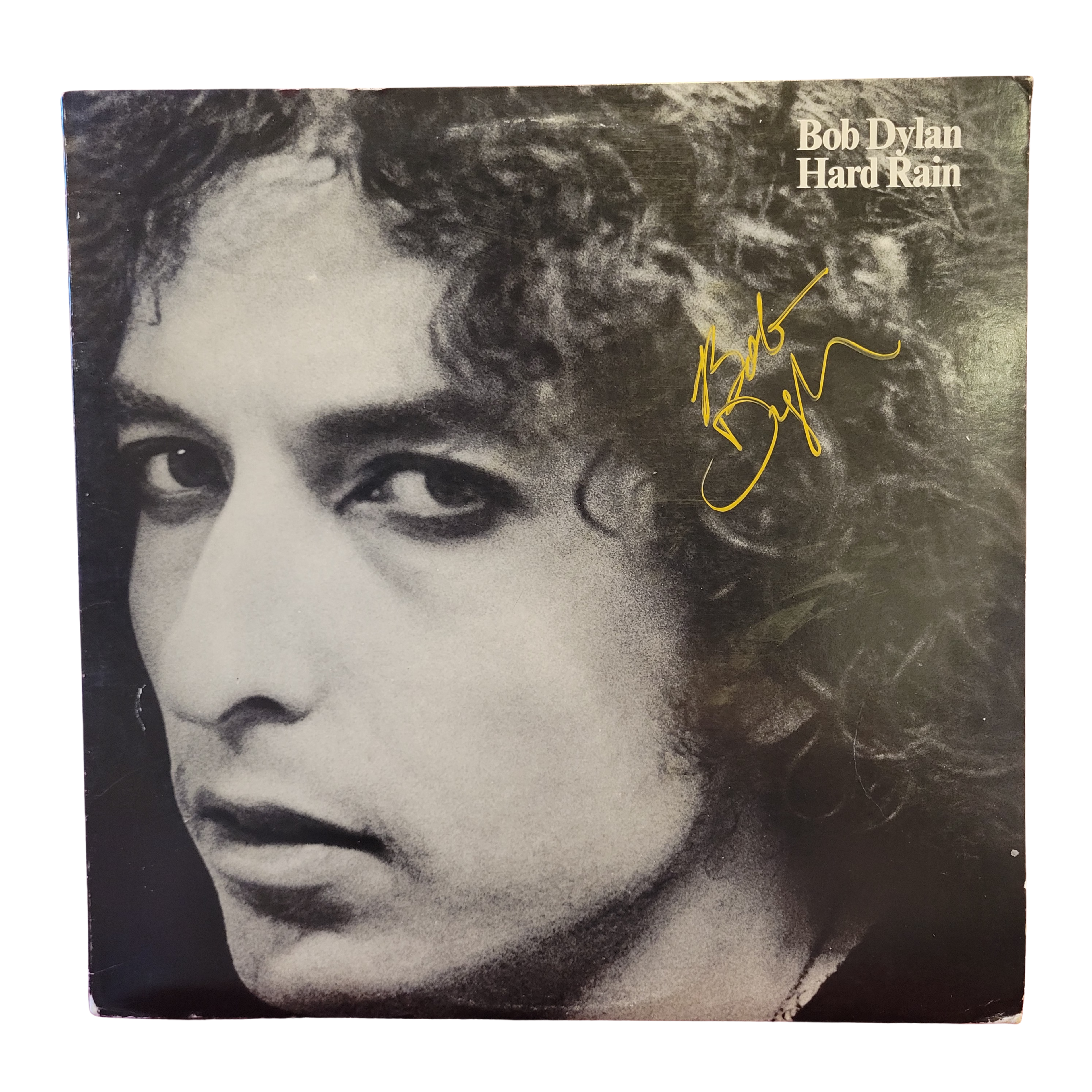 Bob Dylan - Hard Rain - signed lp