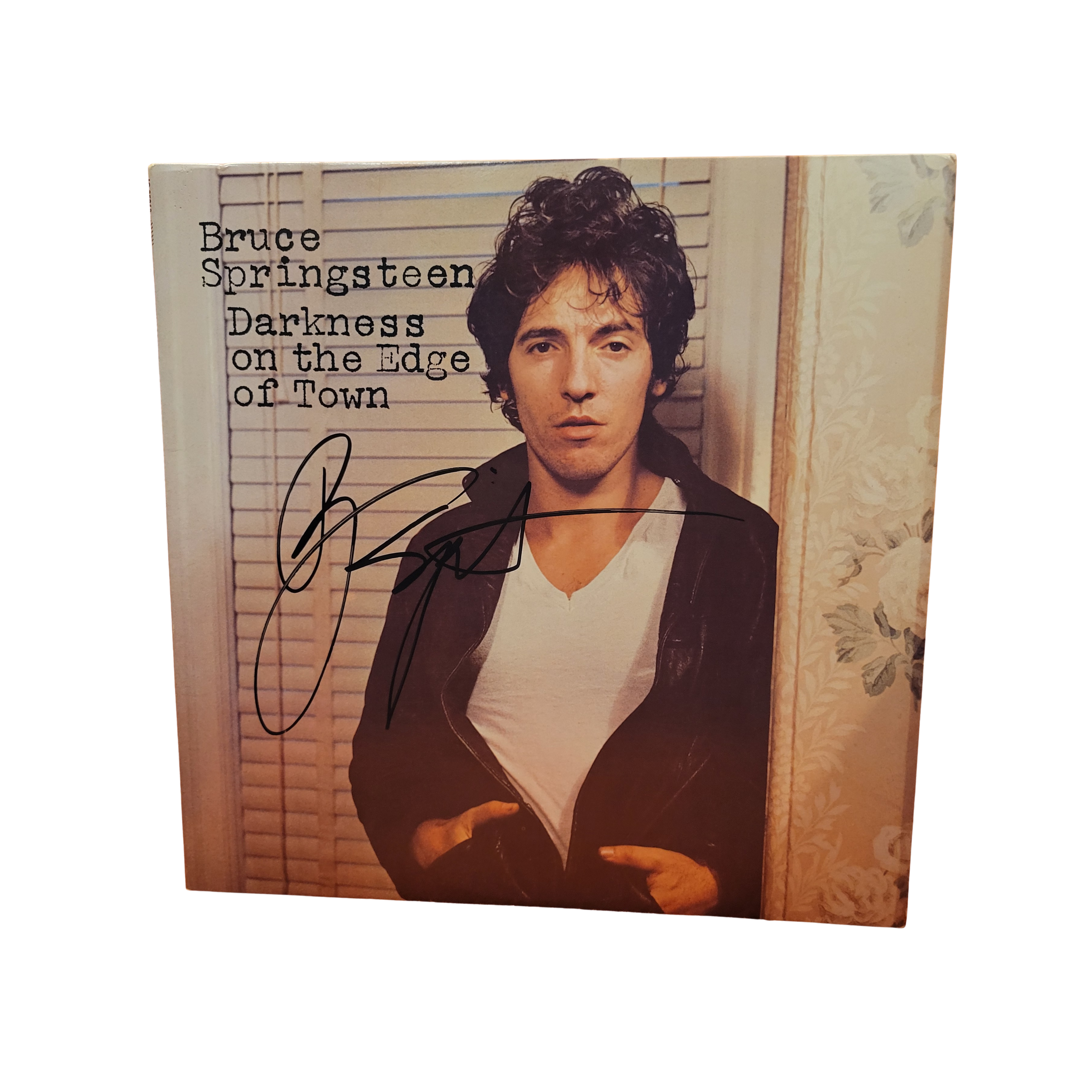 Bruce Springsteen - Darkness On The Edge Of Town 1978 - signed lp