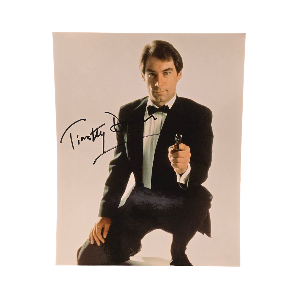 Timothy Dalton  - James Bond 1989 -  signed 8x10 photo
