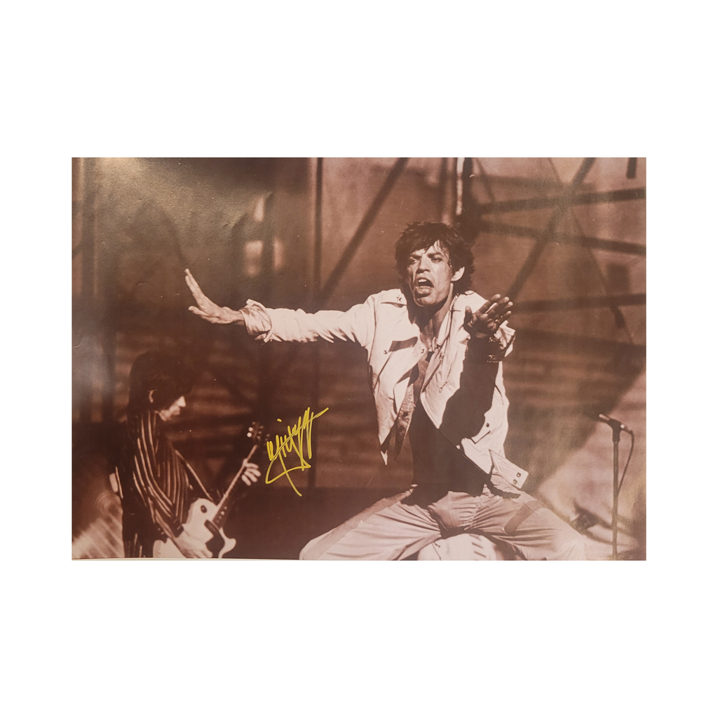 Mick - Live - signed poster
