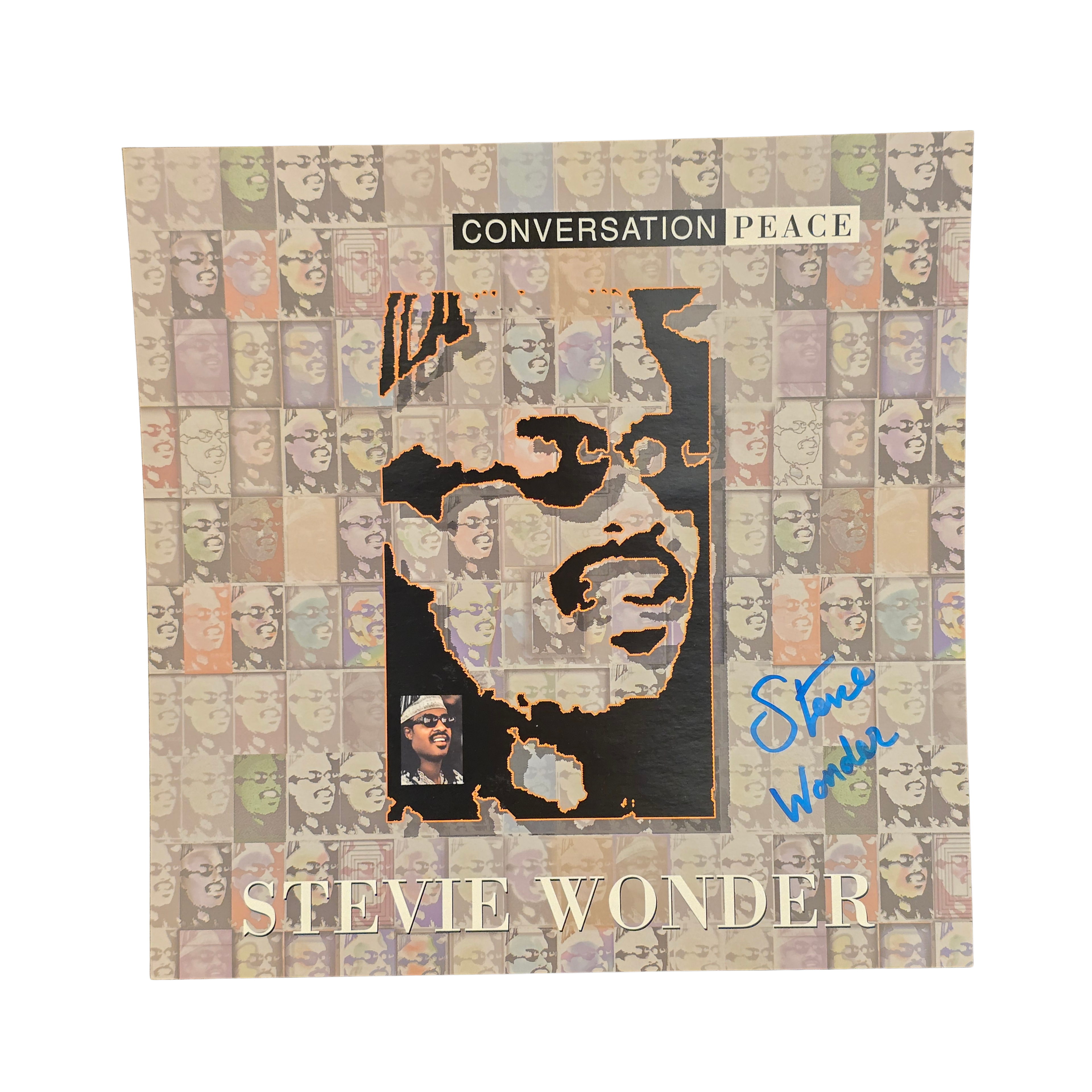 Stevie Wonder - For your love - signed promo poster