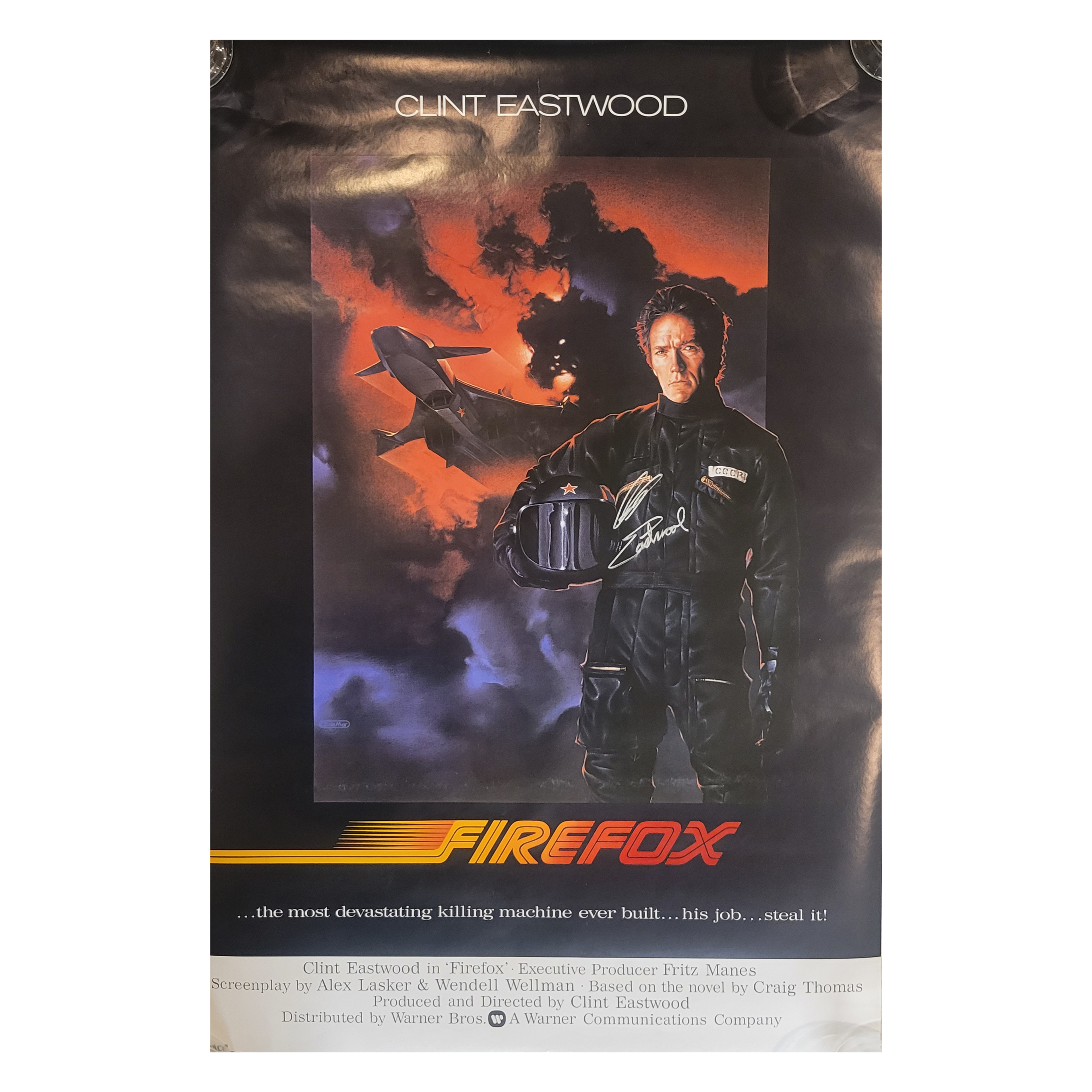 Clint Eastwood - Firefox 1982 - signed poster