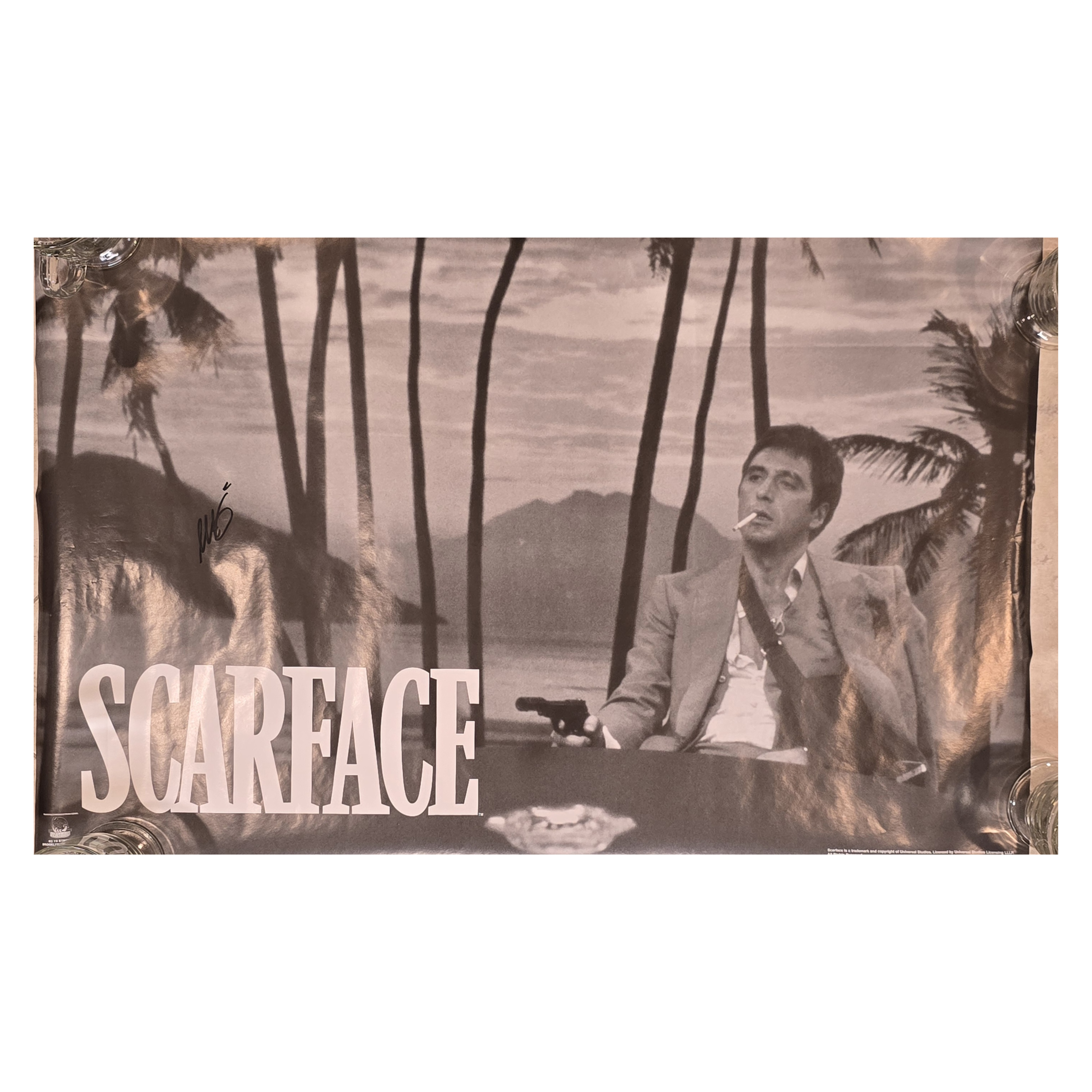 Al Pacino - Scarface 1983 - Signed Poster