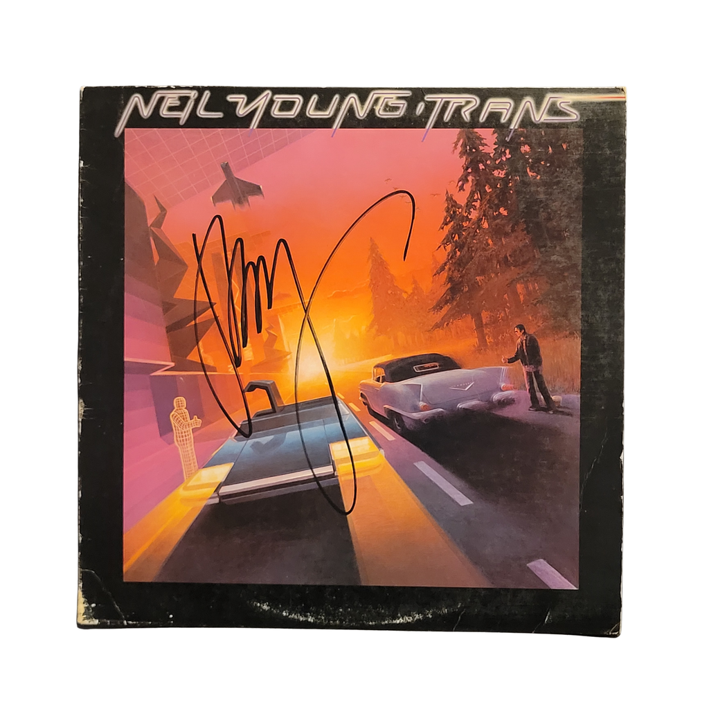 Neil Young - Trans - signed lp