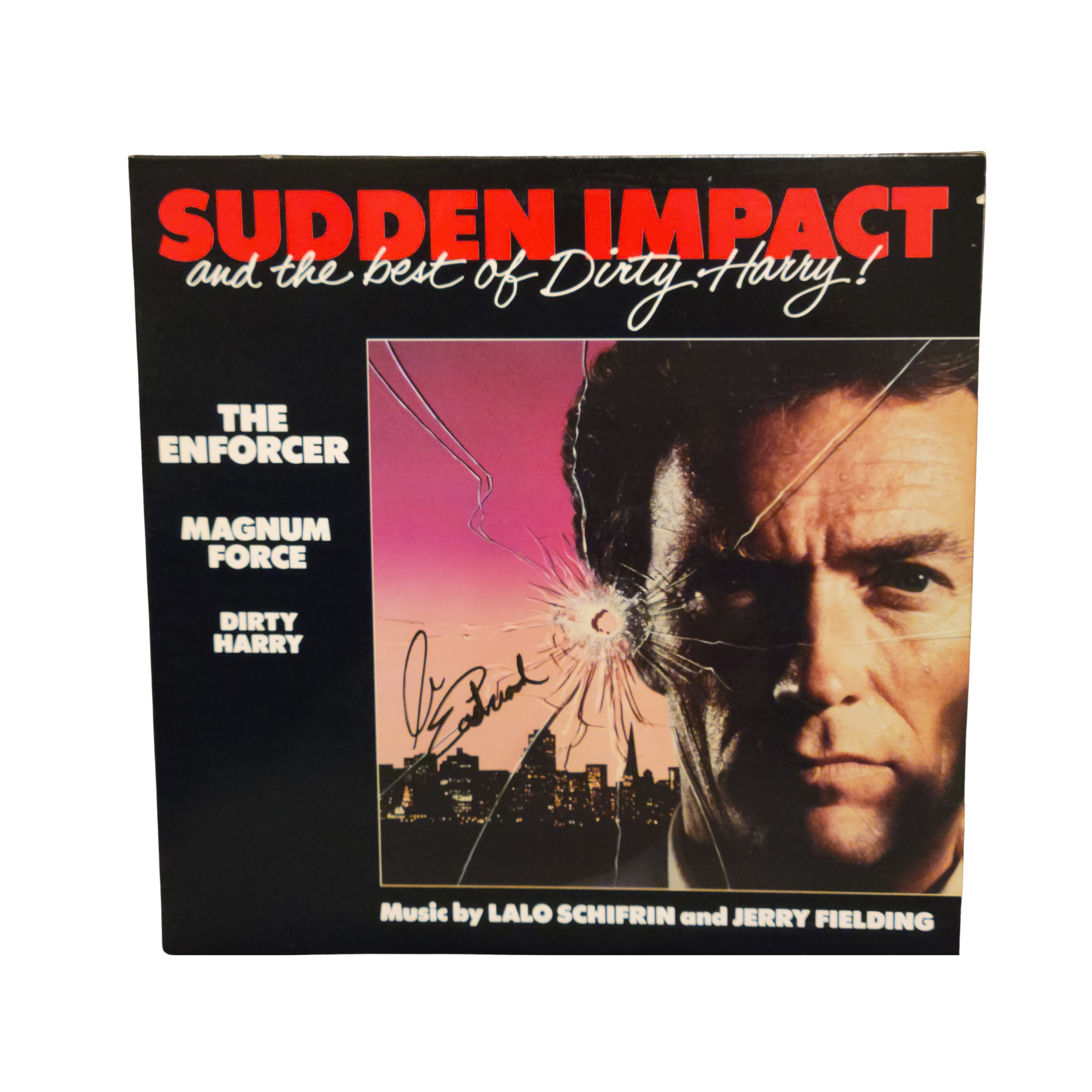 Clint Eastwood - Sudden Impact and The Best of Dirty Harry Soundtrack - signed lp