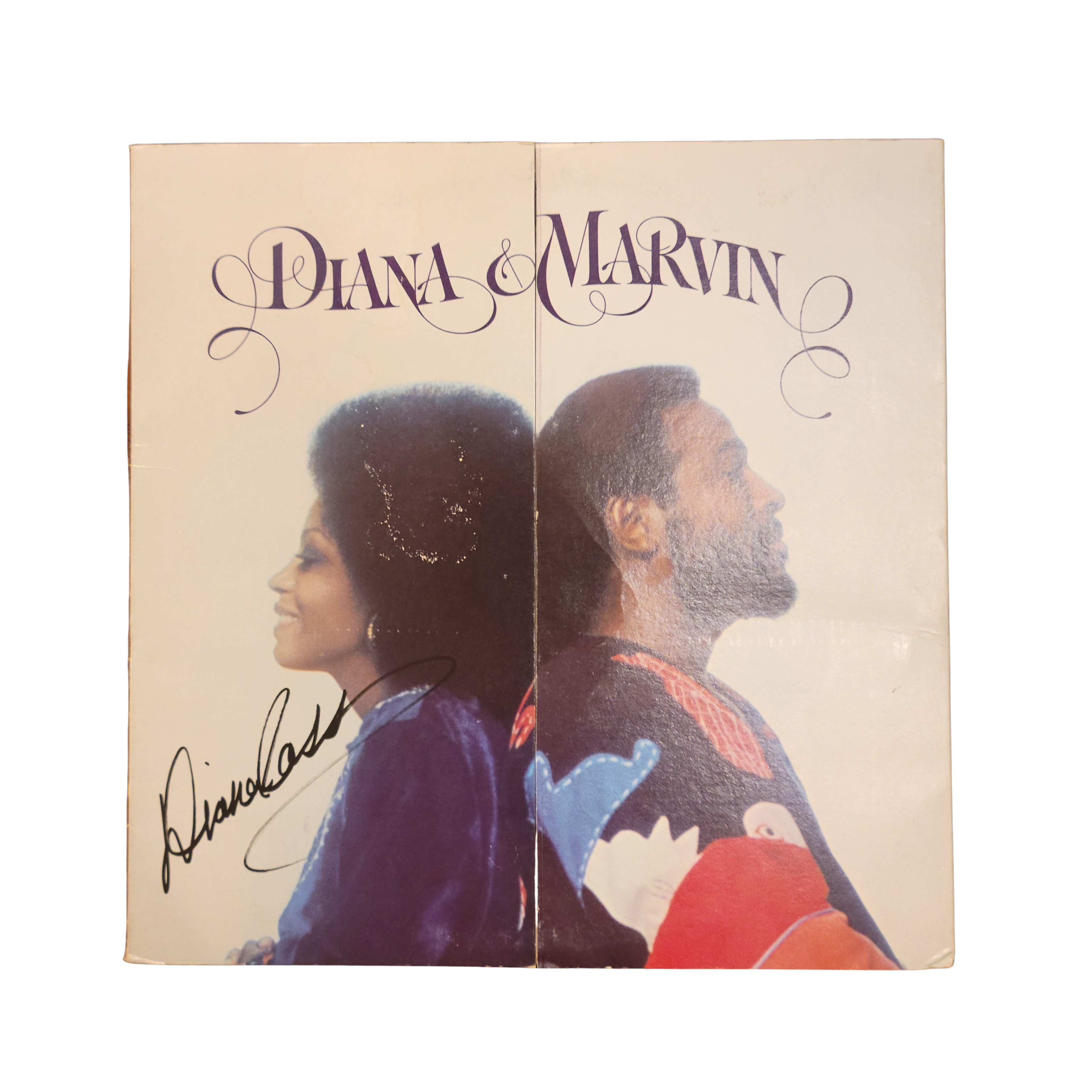 Diana Ross - Diana and Marvin - signed lp
