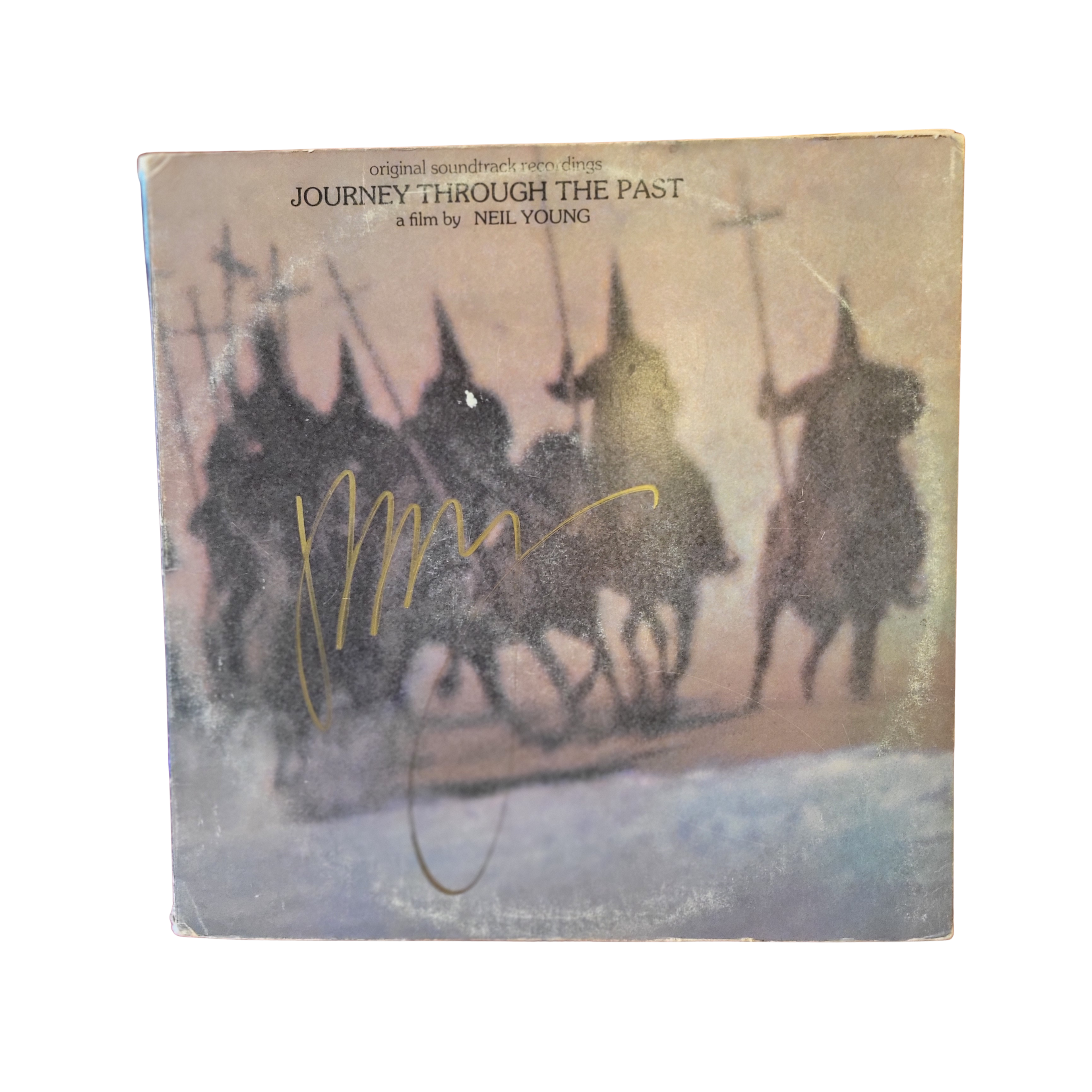 Neil Young - Journey Through The Past Soundtrack - signed lp