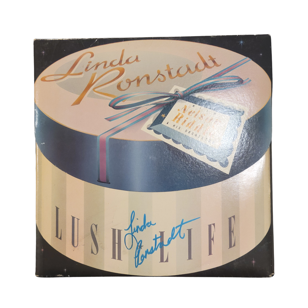Linda Ronstadt - Lush Life -  signed lp