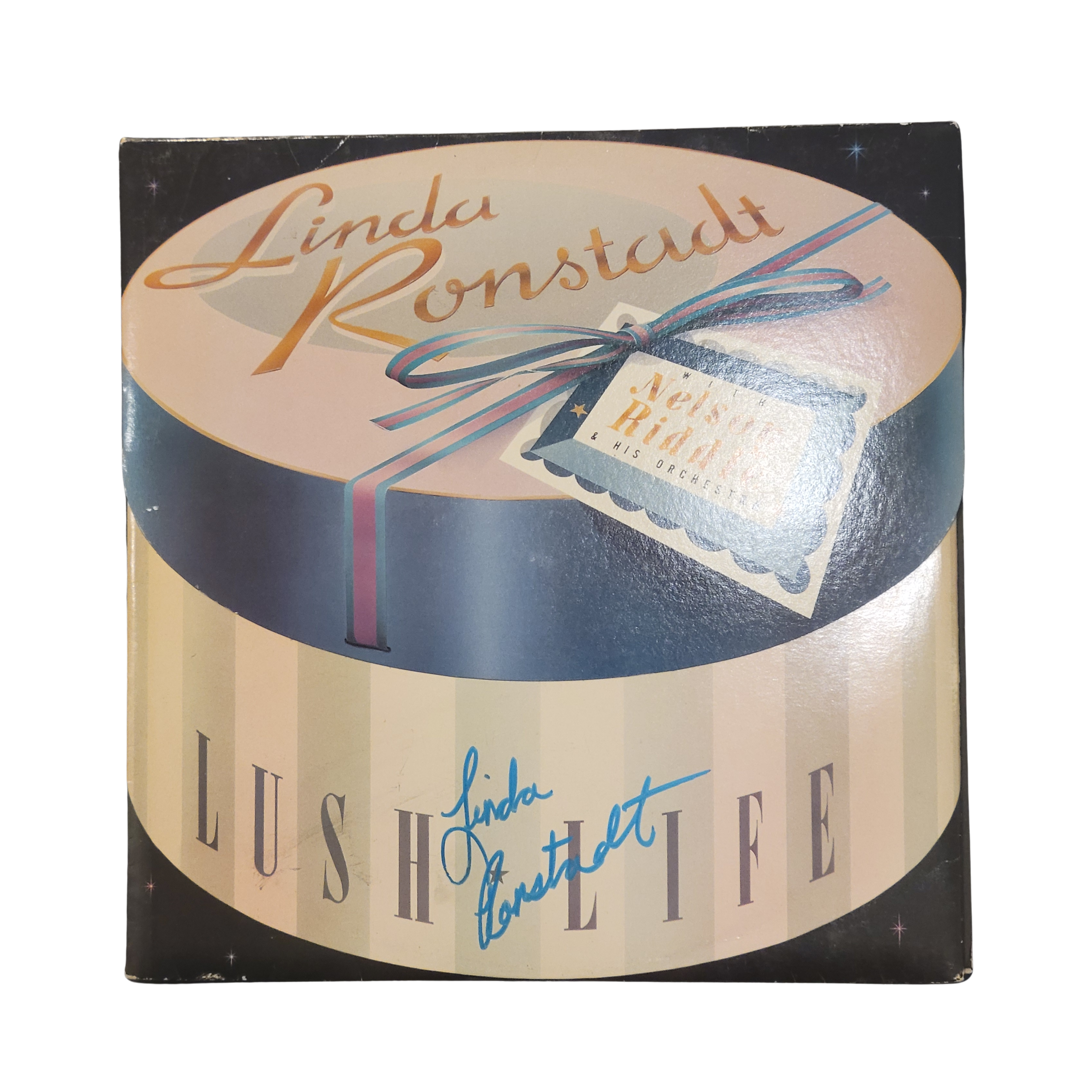 Linda Ronstadt - Lush Life -  signed lp
