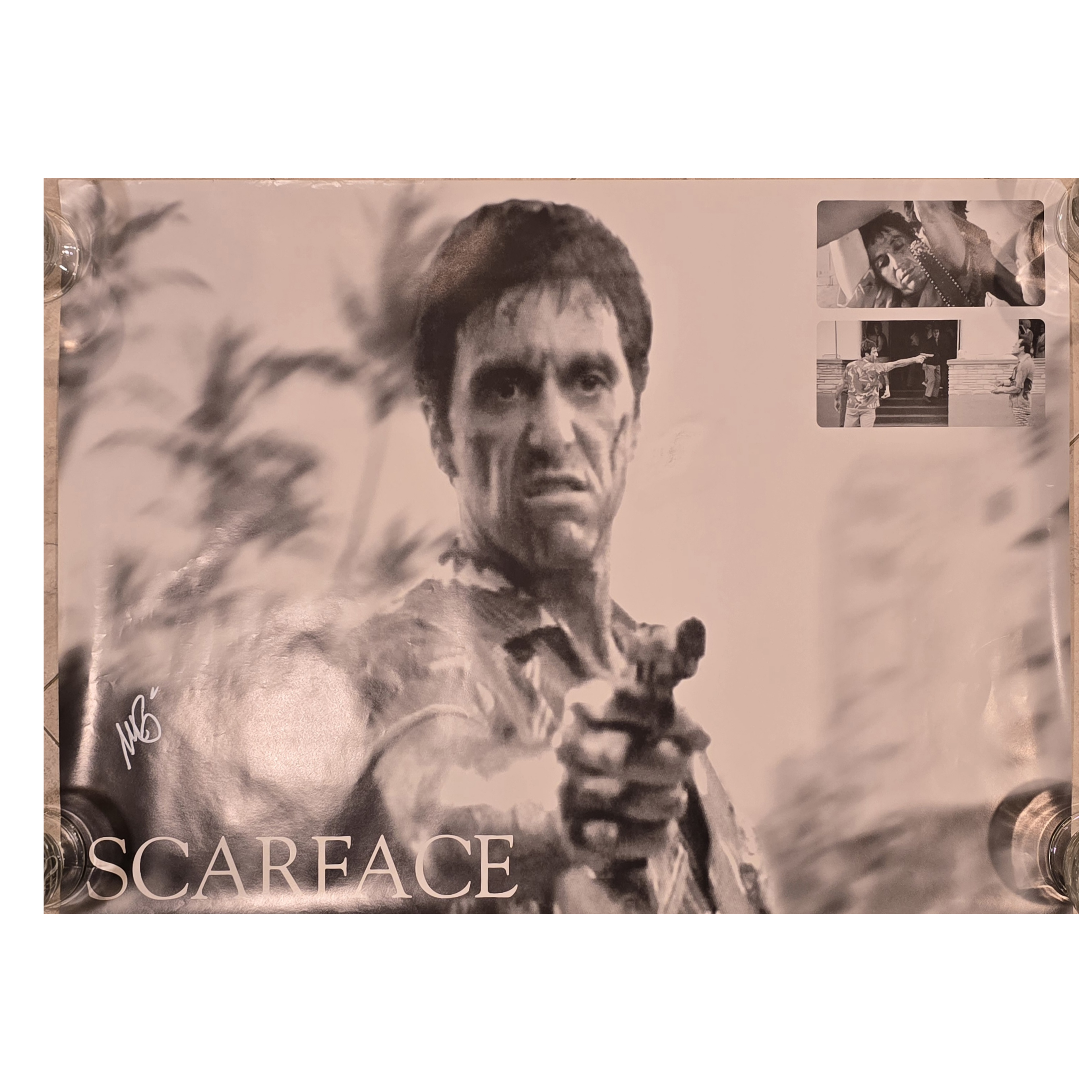 Scarface -  Al Pacino 1983 -  signed poster