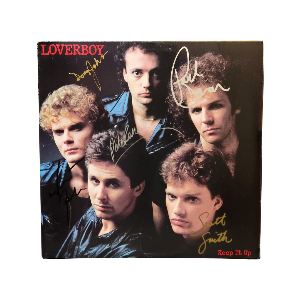 Loverboy - Keep it up promo - signed lp by 5 band members