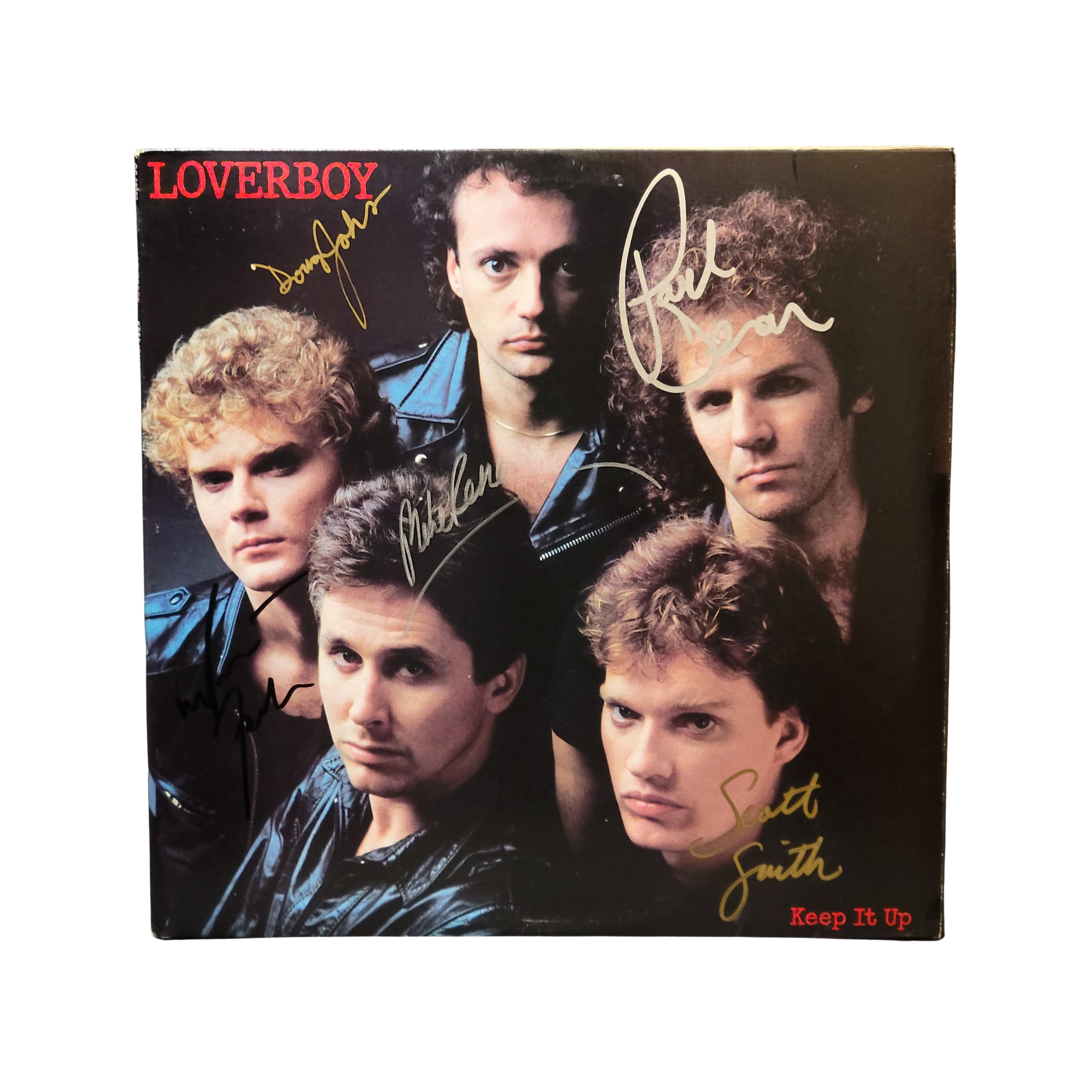 Loverboy - Keep it up promo - signed lp by 5 band members
