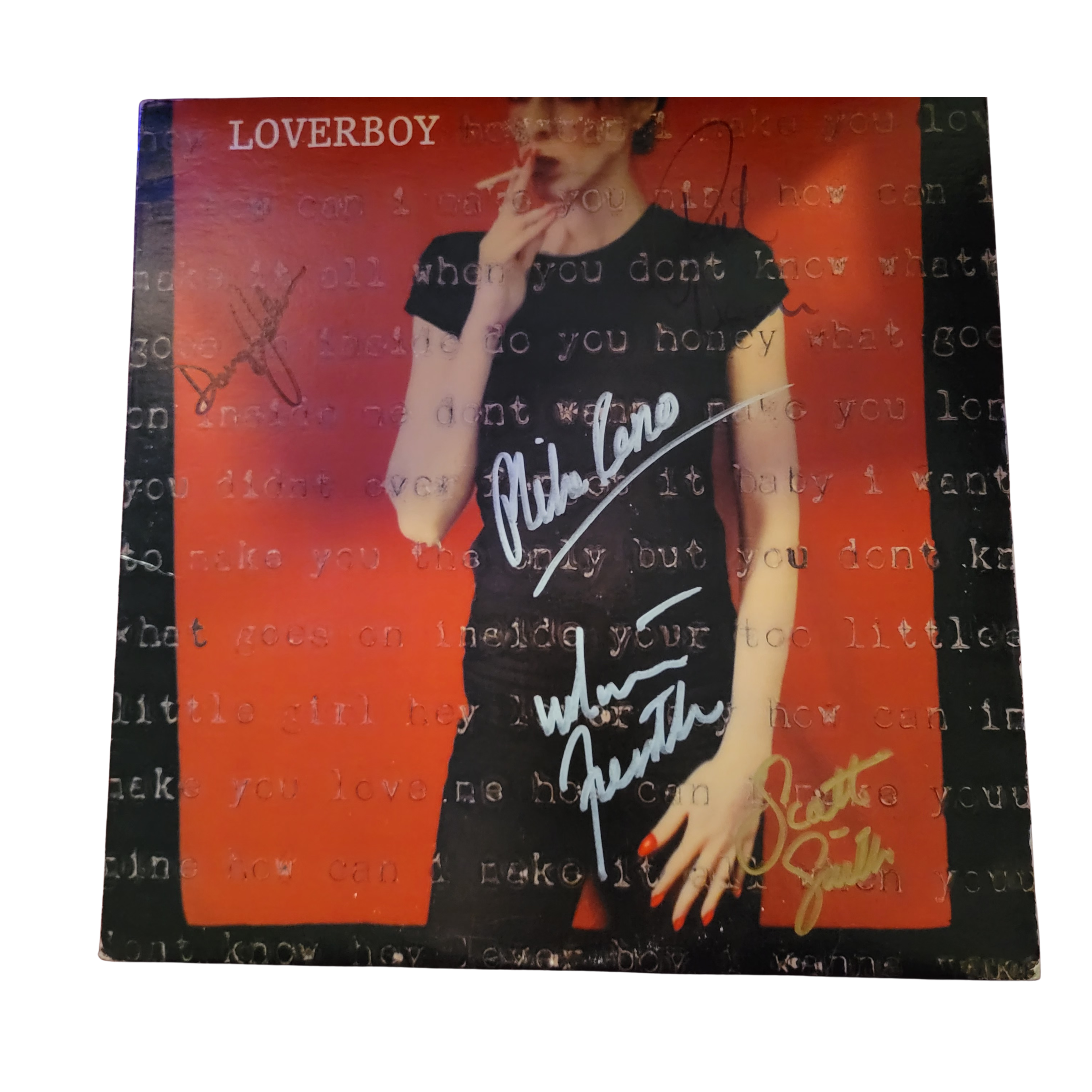 Loverboy - Self Titled - signed lp by 5 band members