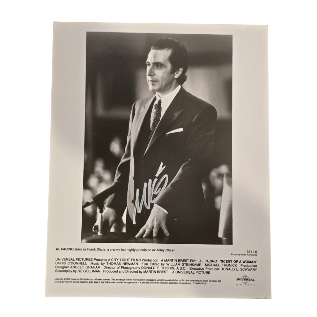 Al Pacino - Scent of a Woman 1992 - Signed Press Photo
