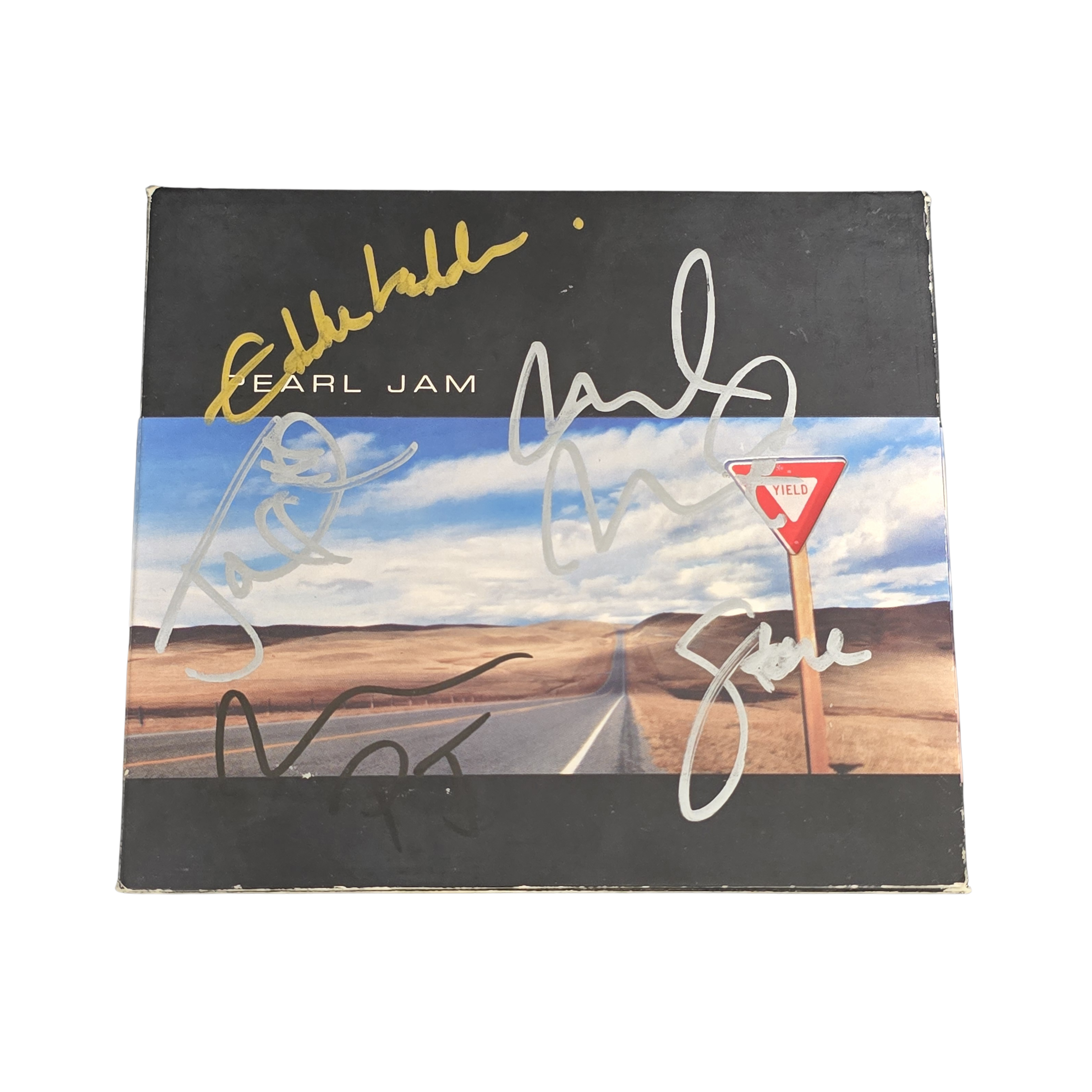 Pearl Jam - Yield - signed cd by 5 band members