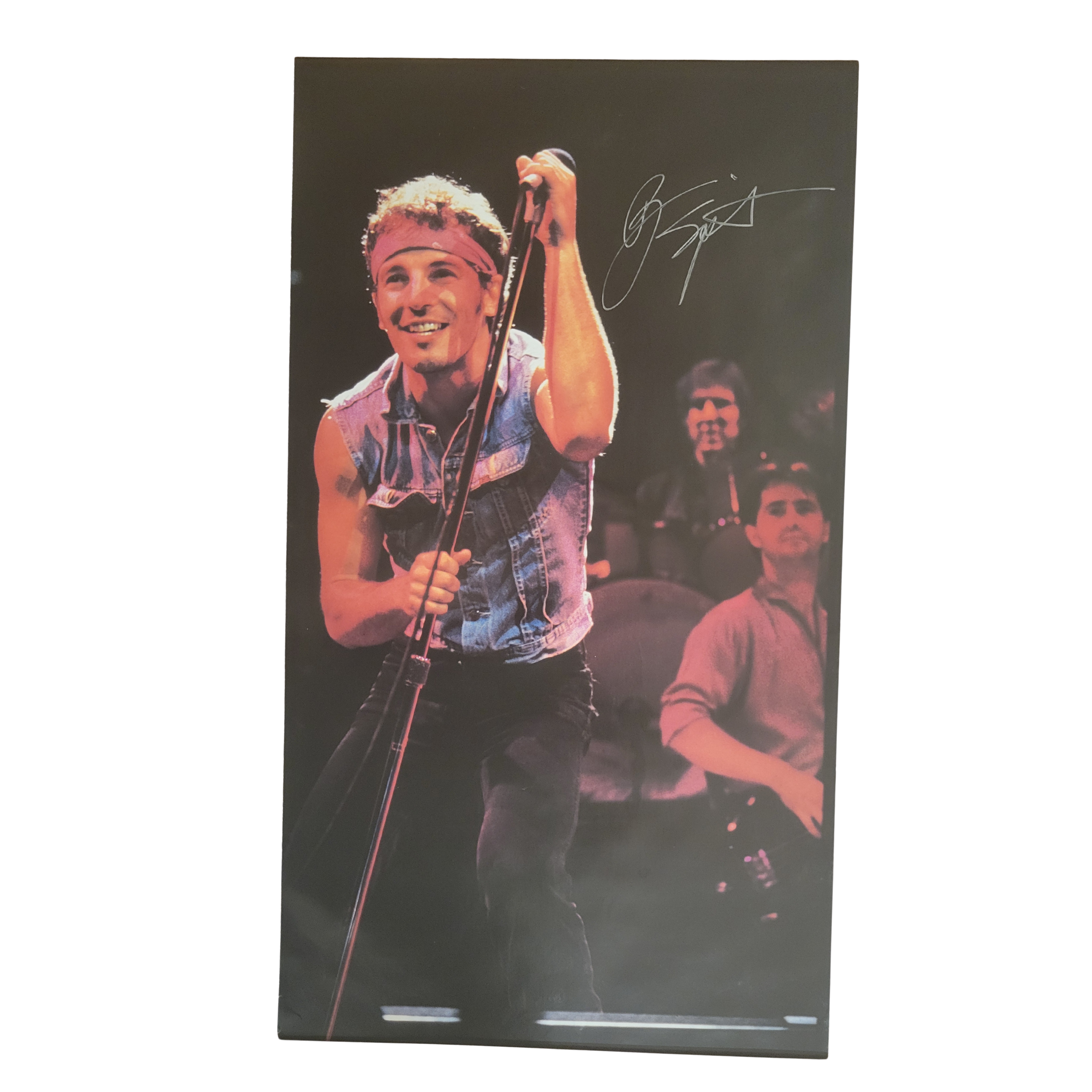 Bruce Springsteen - born in the usa 1984 tour -  signed poster