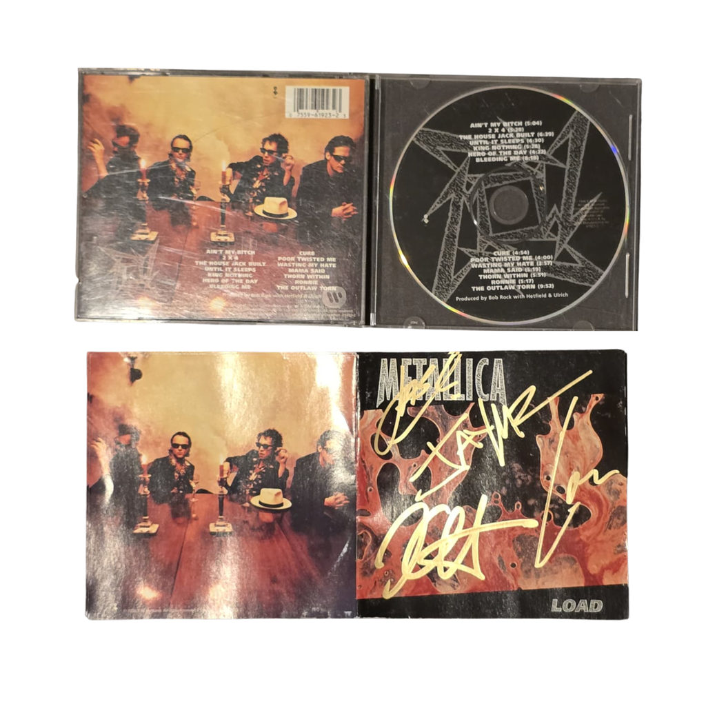 Metallica - Load - signed cd  by 4 band members