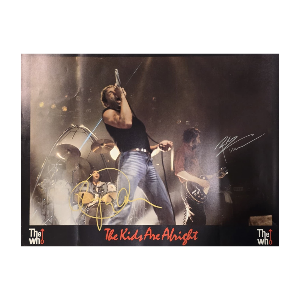 The Who - The Kids Are Alright - signed poster by all 2 members