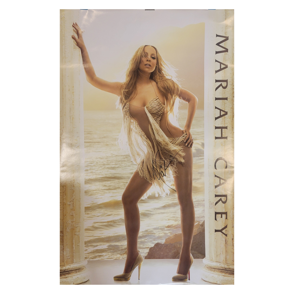 Mariah Carey  - 2005 -  signed poster