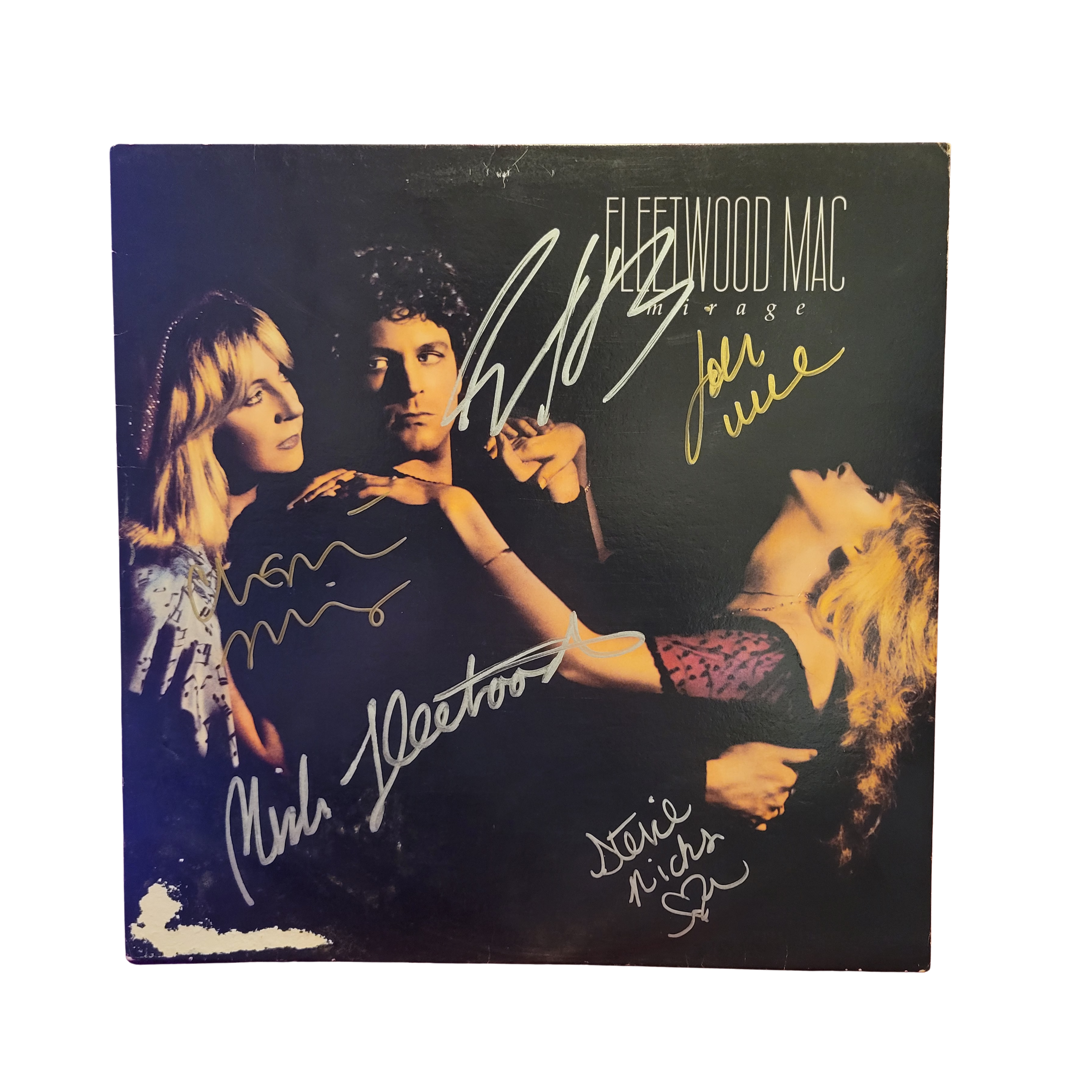 Fleetwood Mac - Mirage - signed lp by 5 band members