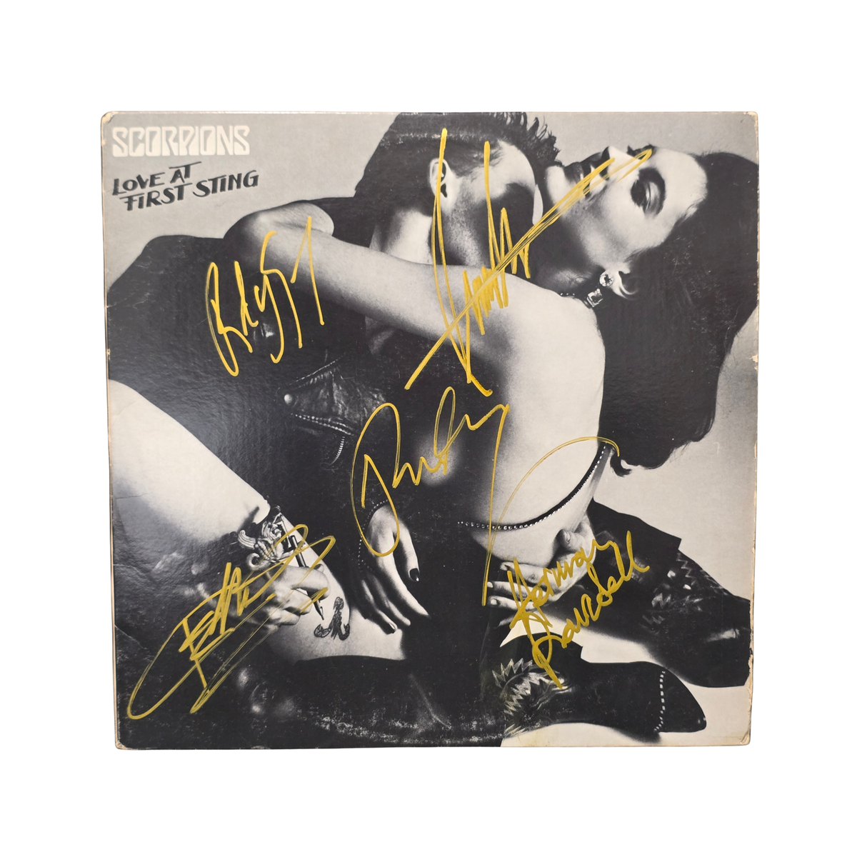 Scorpions - Love At first Sting - signed lp by 5 band members