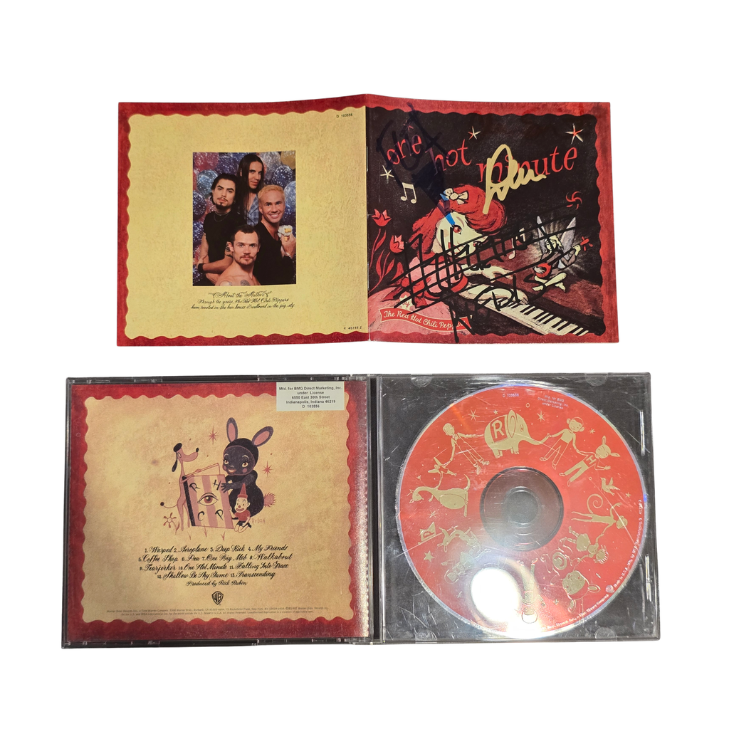 Red Hot Chili Peppers- One Hot Minutes - signed cd by 4  band members