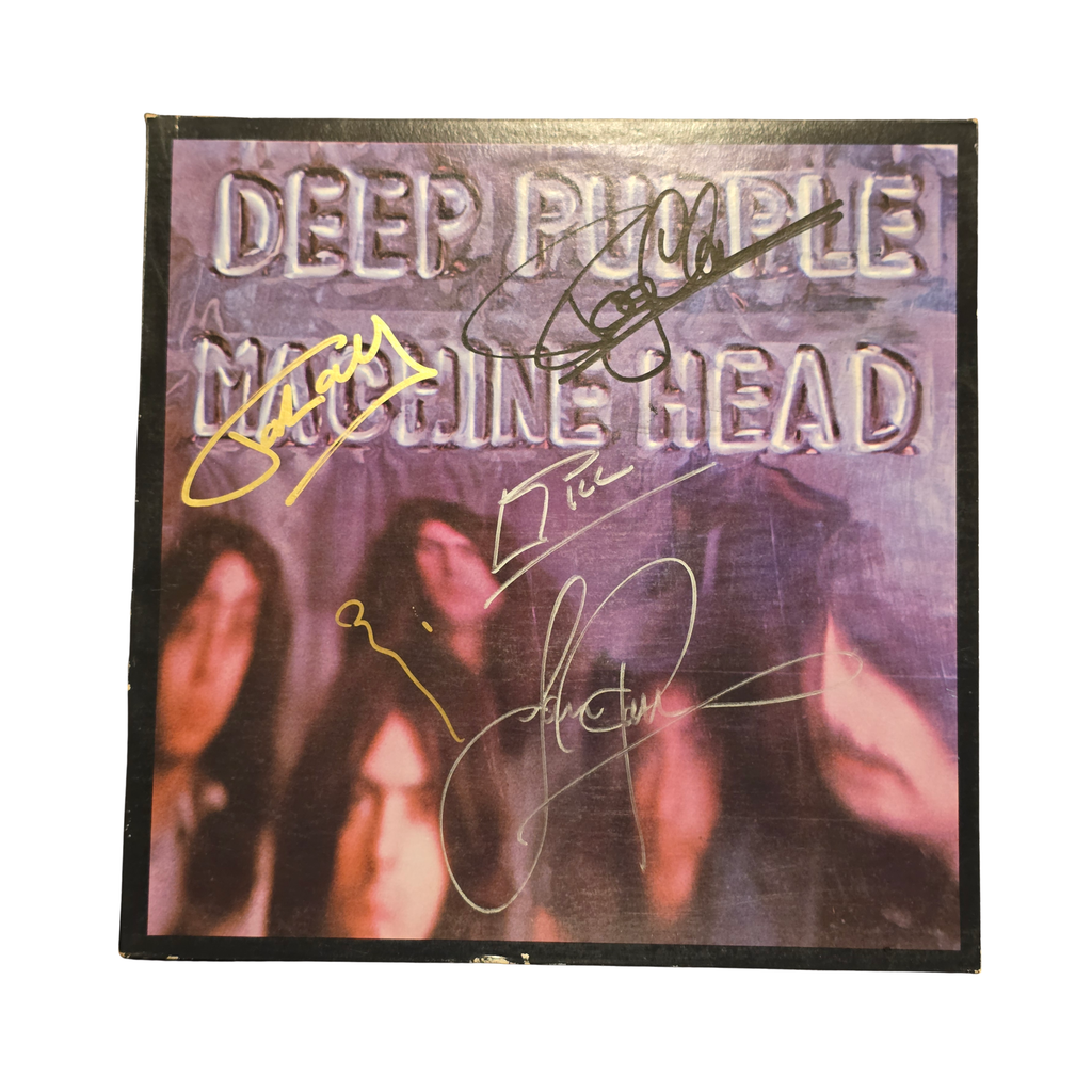 Deep Purple - Machine Head - signed lp by 5 band members