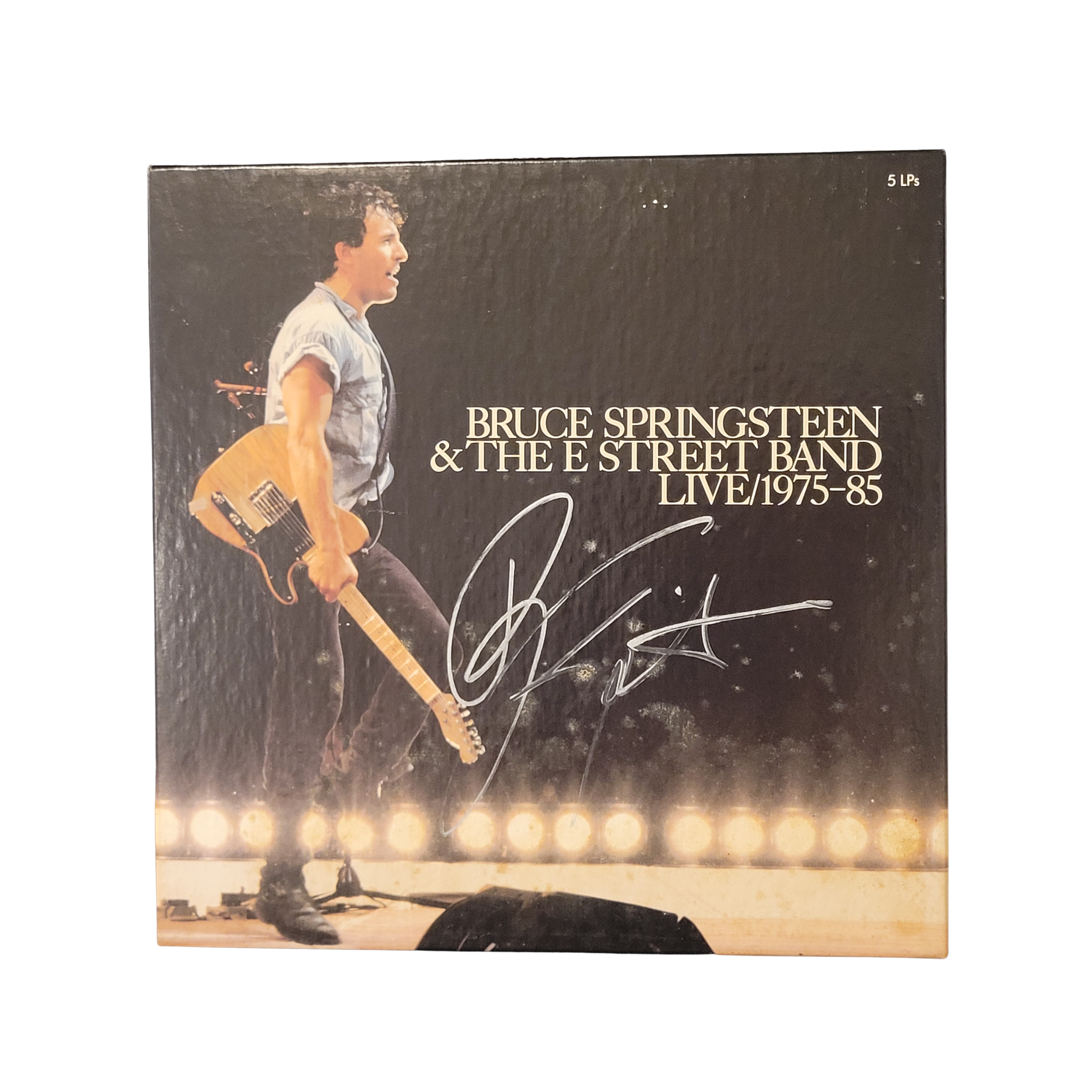 Bruce Springsteen - Live 5 LP Boxsets - signed lp