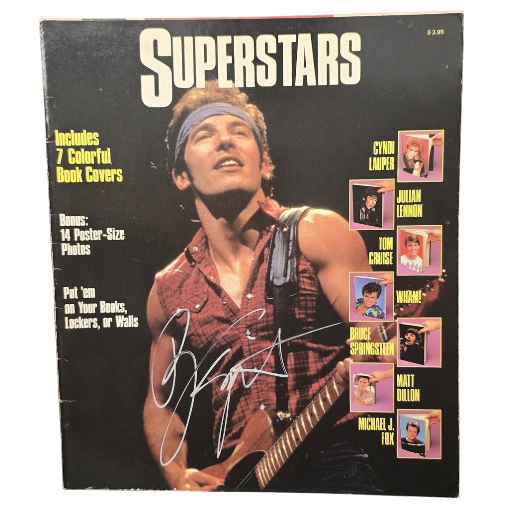 Bruce Springsteen - superstar 1985 - signed poster book