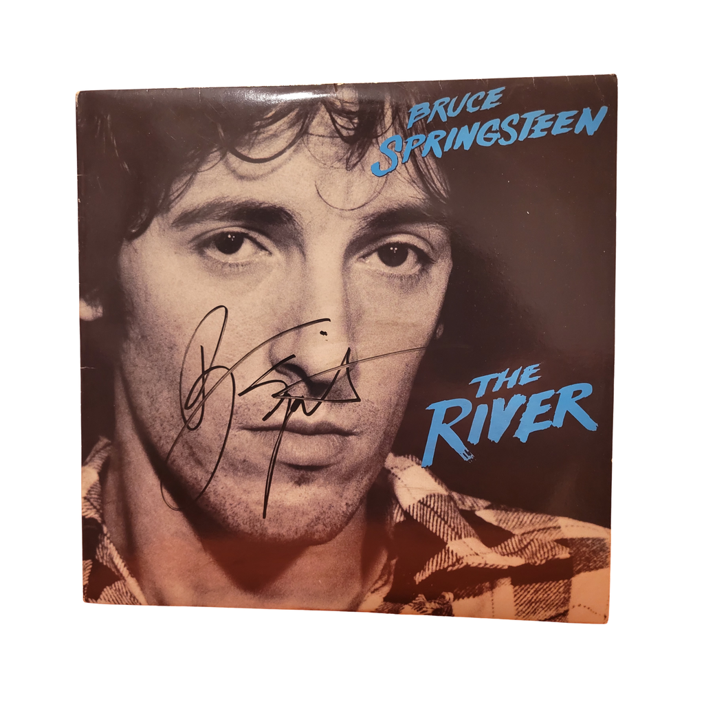 Bruce Springsteen - The River UK Press - signed lp