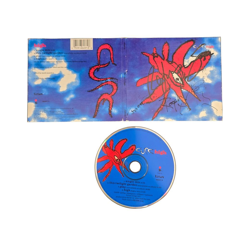 The Cure - high - signed cd by 5 band members