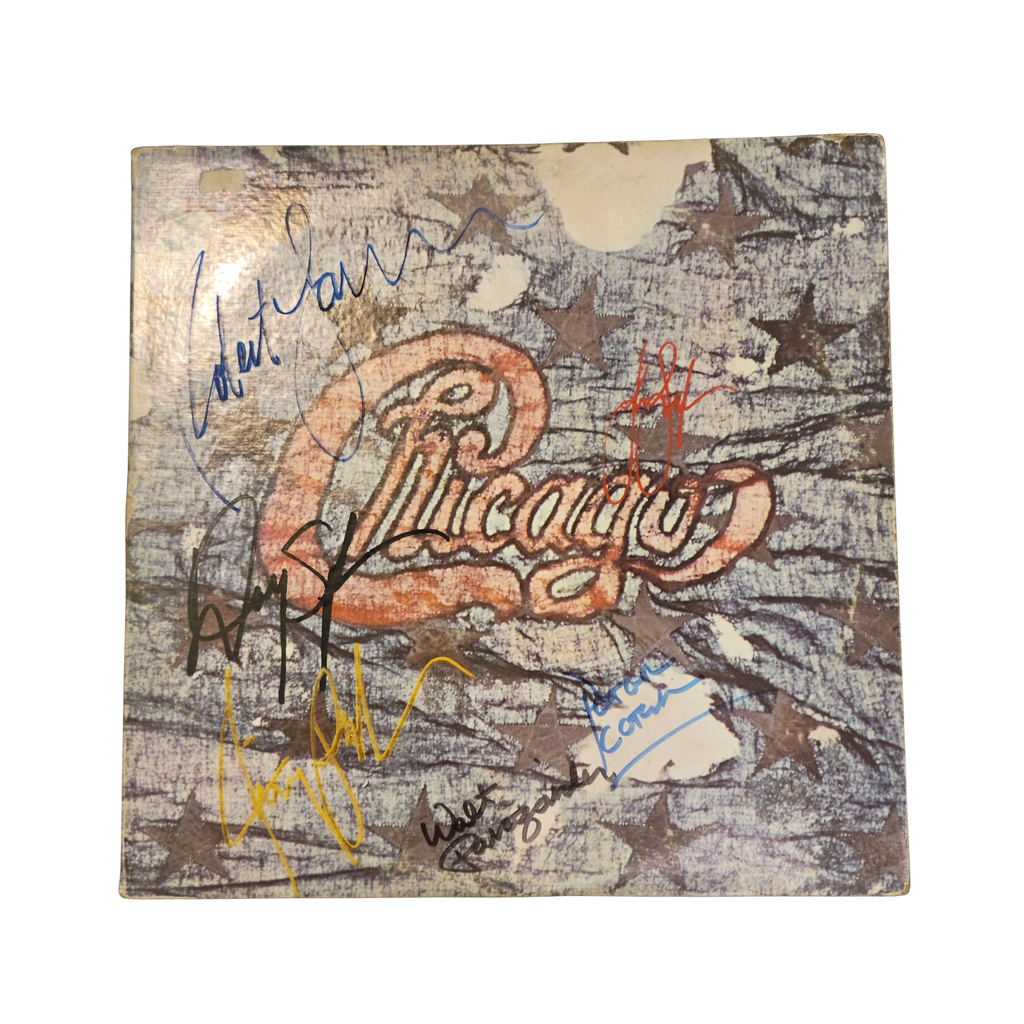 Walt Parazaider - Chicago - 3 III - signed lp by 6 band members