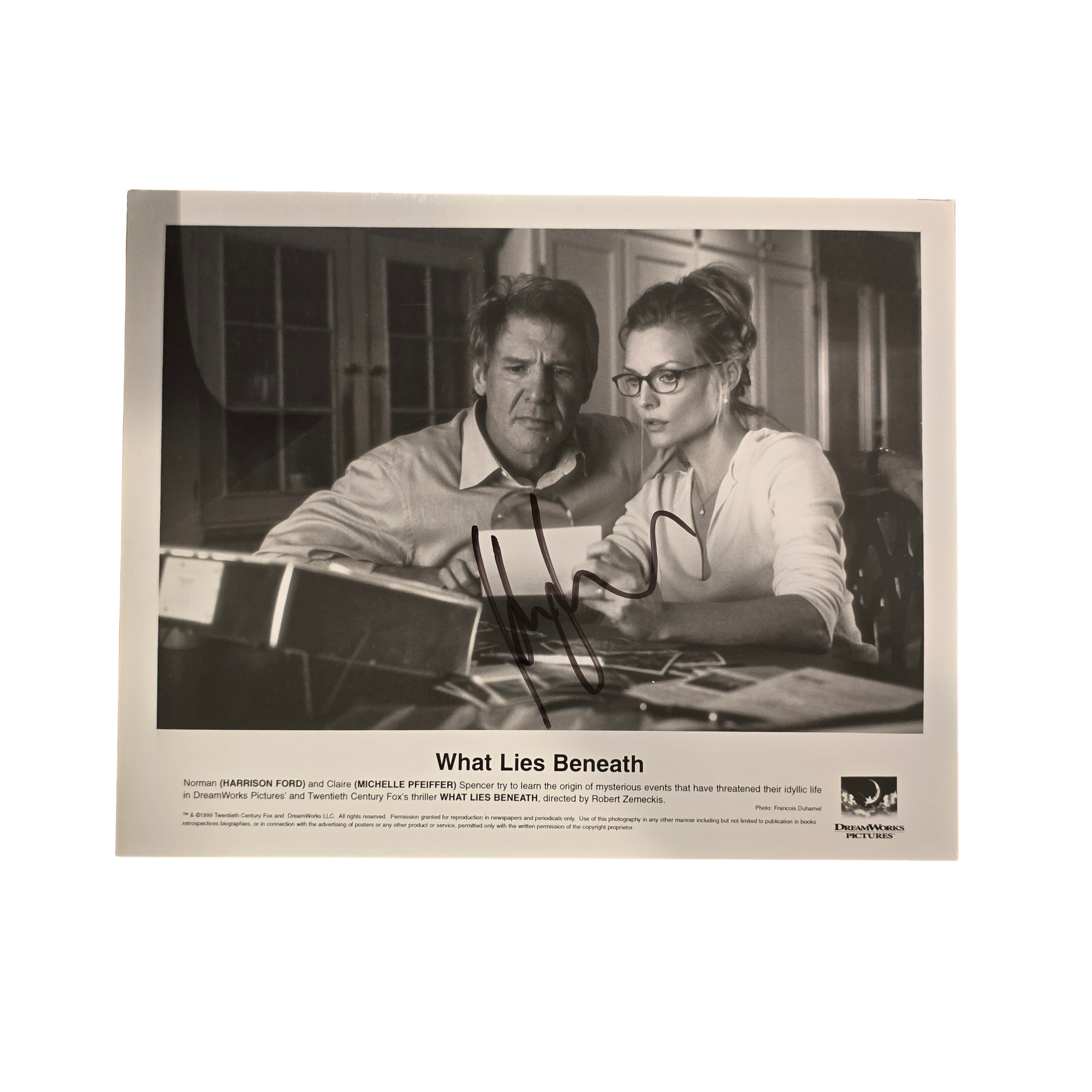 Harrison Ford - Random Hearts  -  signed press photo
